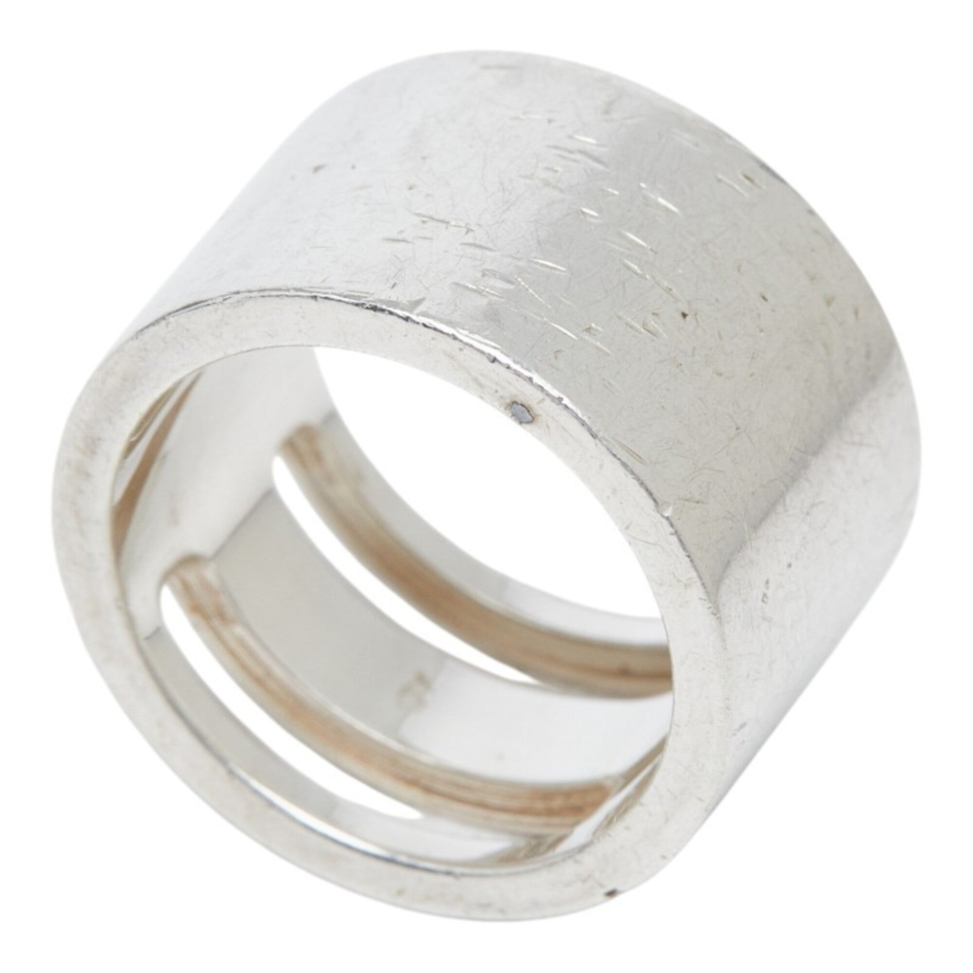 Gucci Silver 925 Band Ring (Pre-Owned)