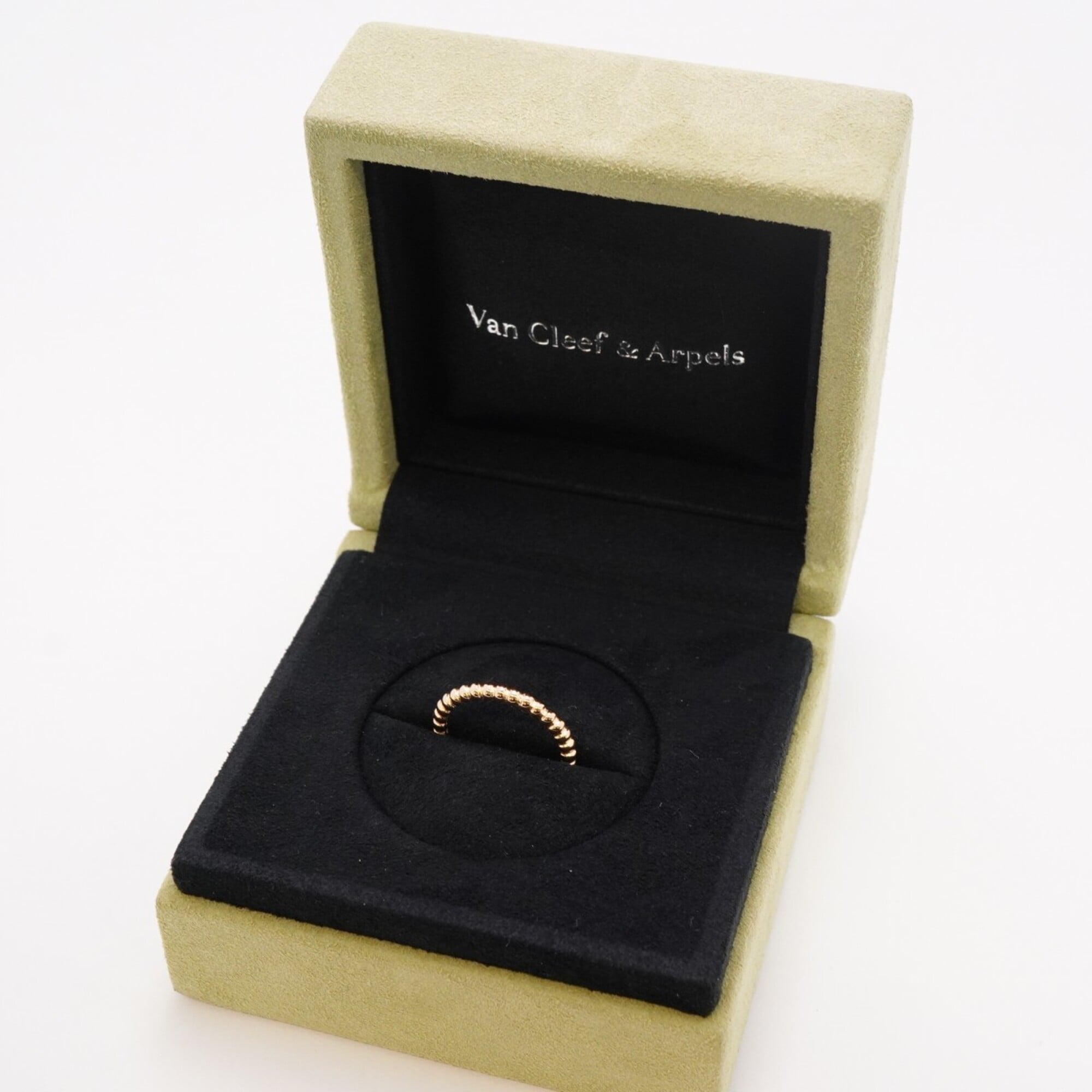 Van Cleef & Arpels Pink Gold (18K) Band Ring (Pre-Owned)