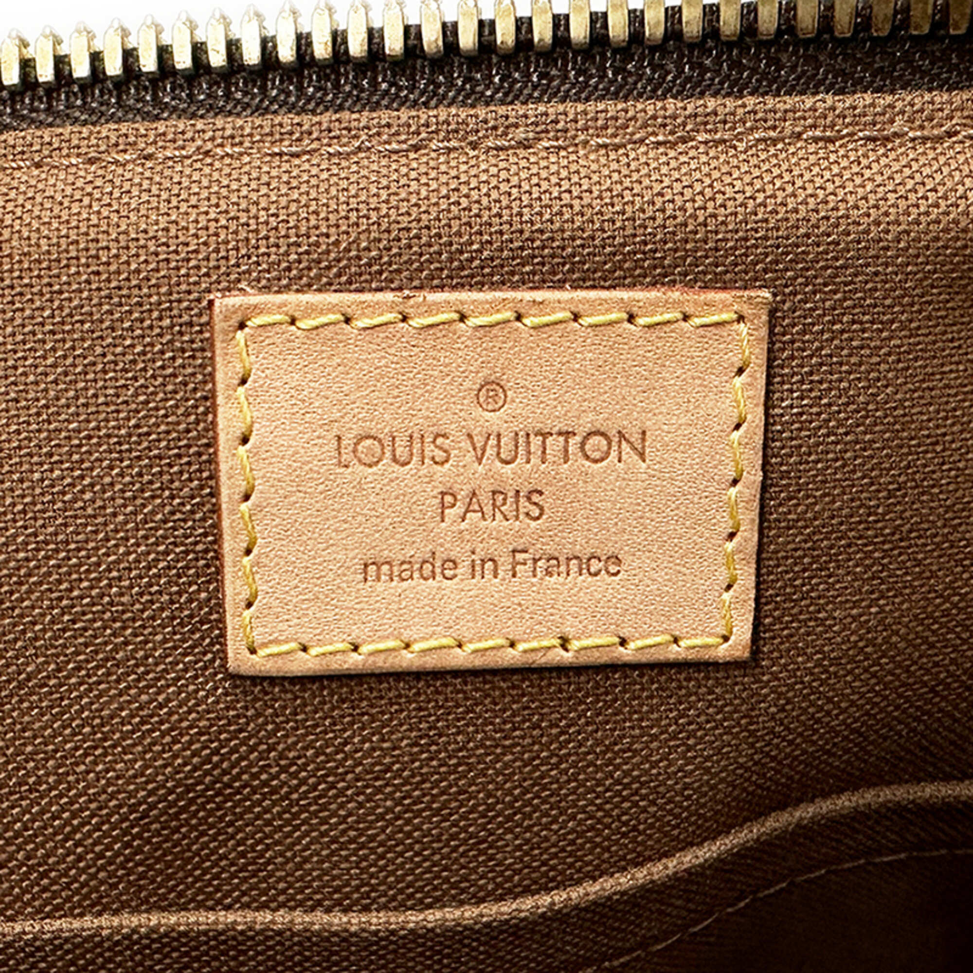 Louis Vuitton Brown Monogram Canvas Handbag Shoulder Bag (Pre-Owned)