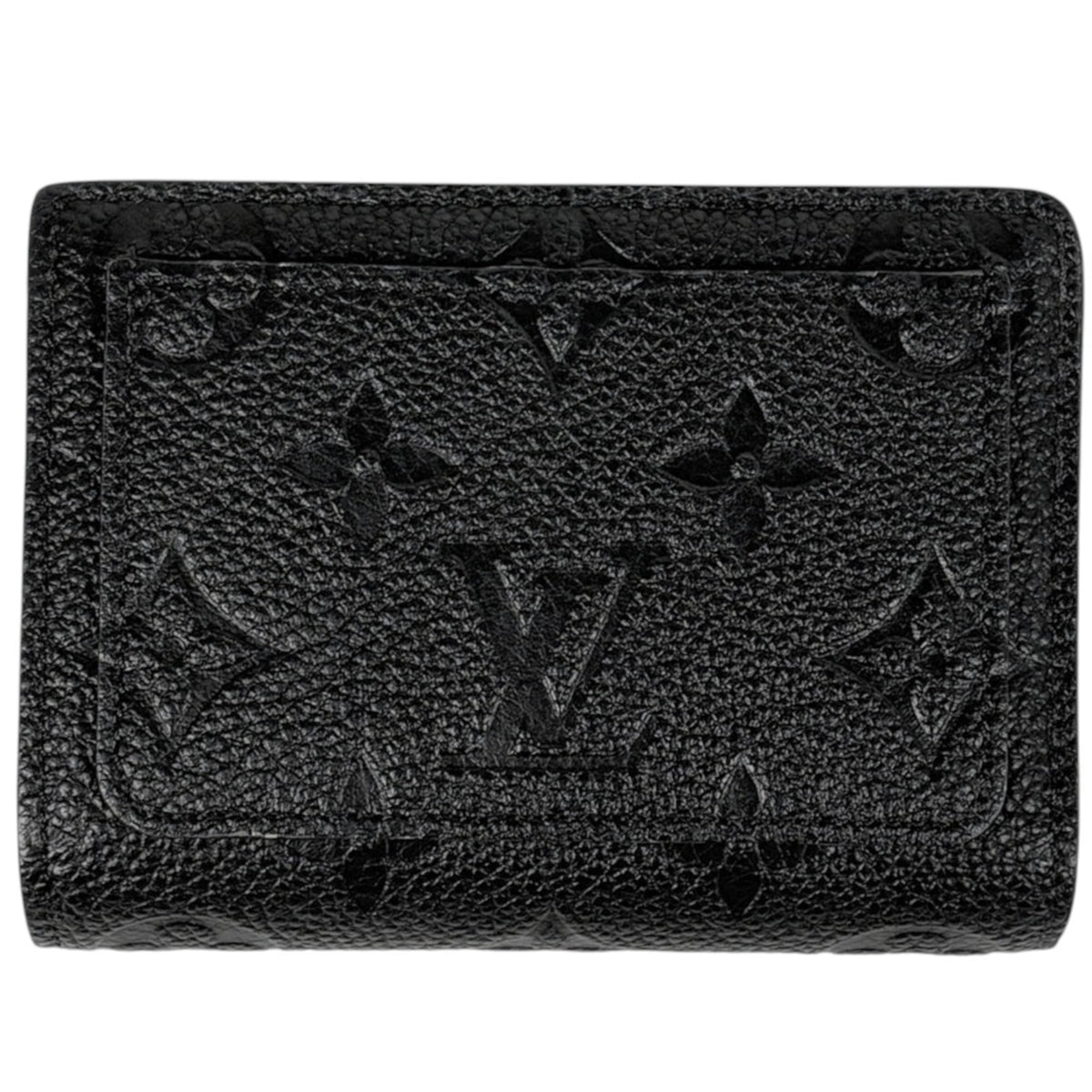 Louis Vuitton Black Noir Monogram Empreinte Wallet (Bi-Fold) (Pre-Owned)