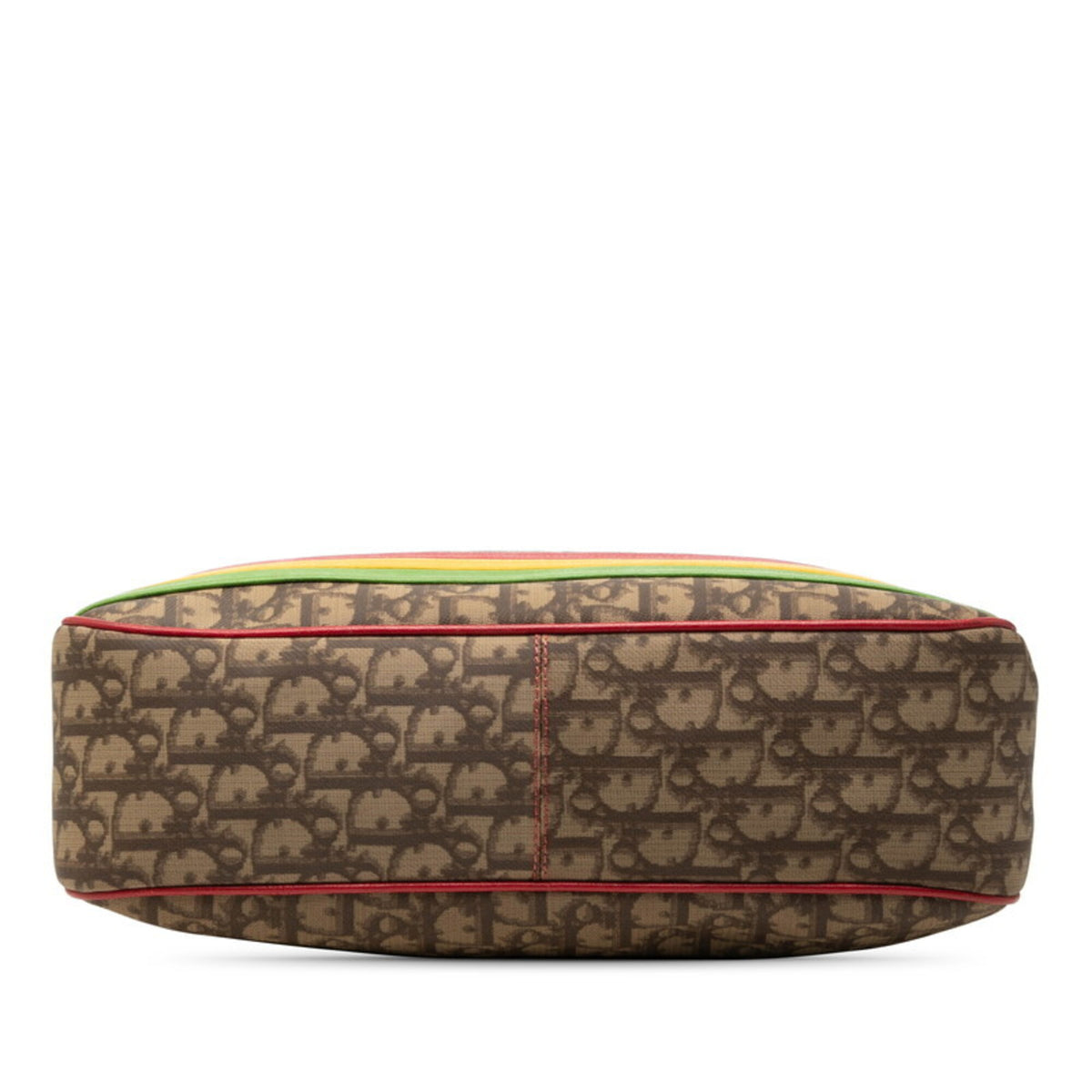Christian Dior Beige Multi-Color Pvc Leather Shoulder Bag (Pre-Owned)