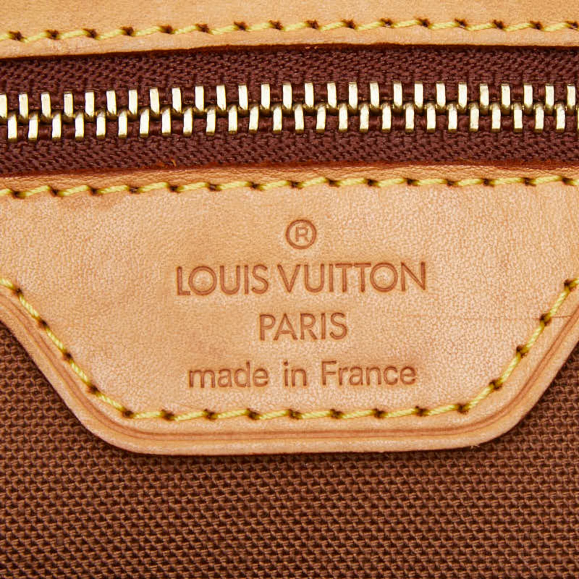 Louis Vuitton Brown Pvc Leather Shoulder Bag Tote Bag (Pre-Owned)