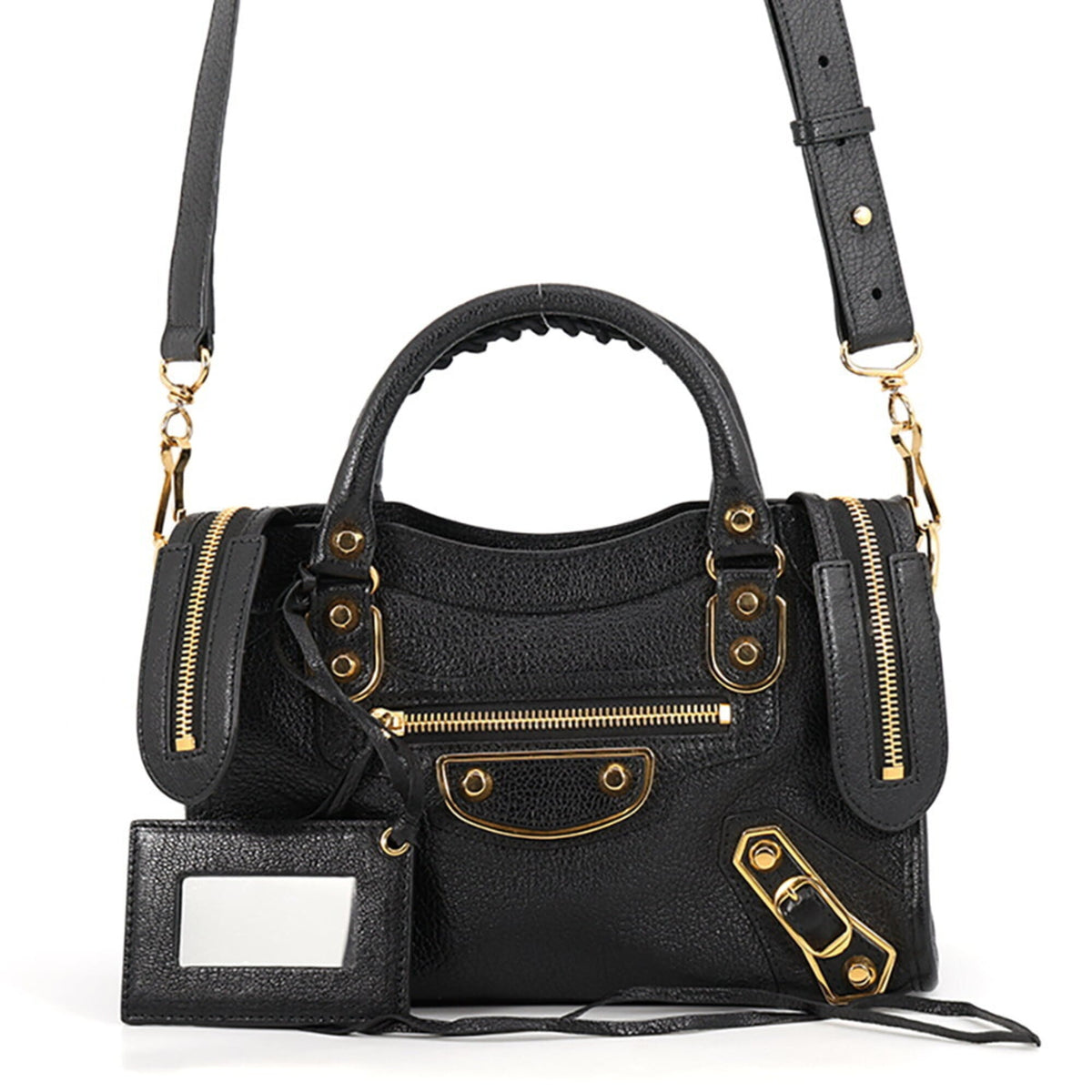 Balenciaga Black Leather Handbag (Pre-Owned)