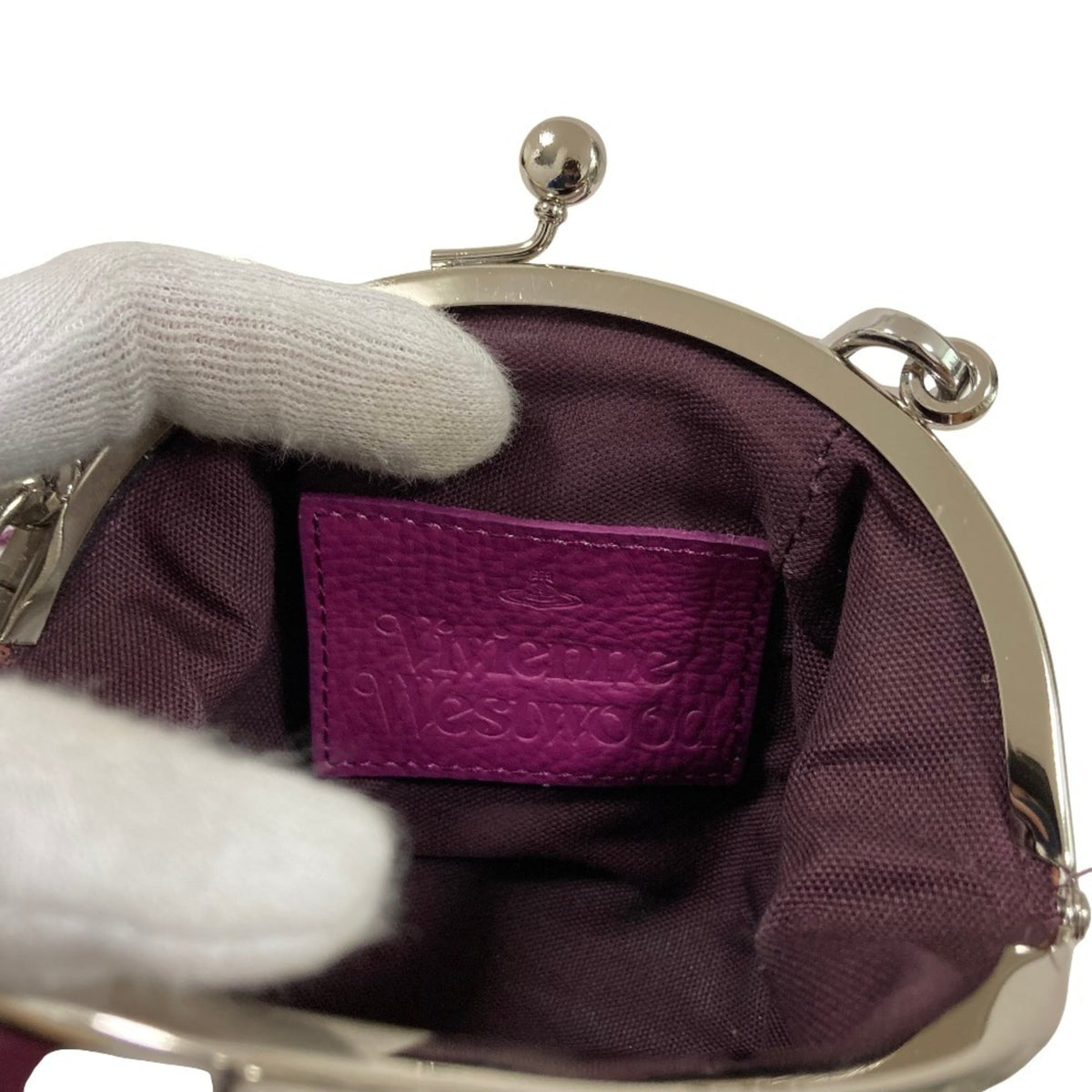 Vivienne Westwood Light Purple Handbag Pouch Shoulder Bag (Pre-Owned)