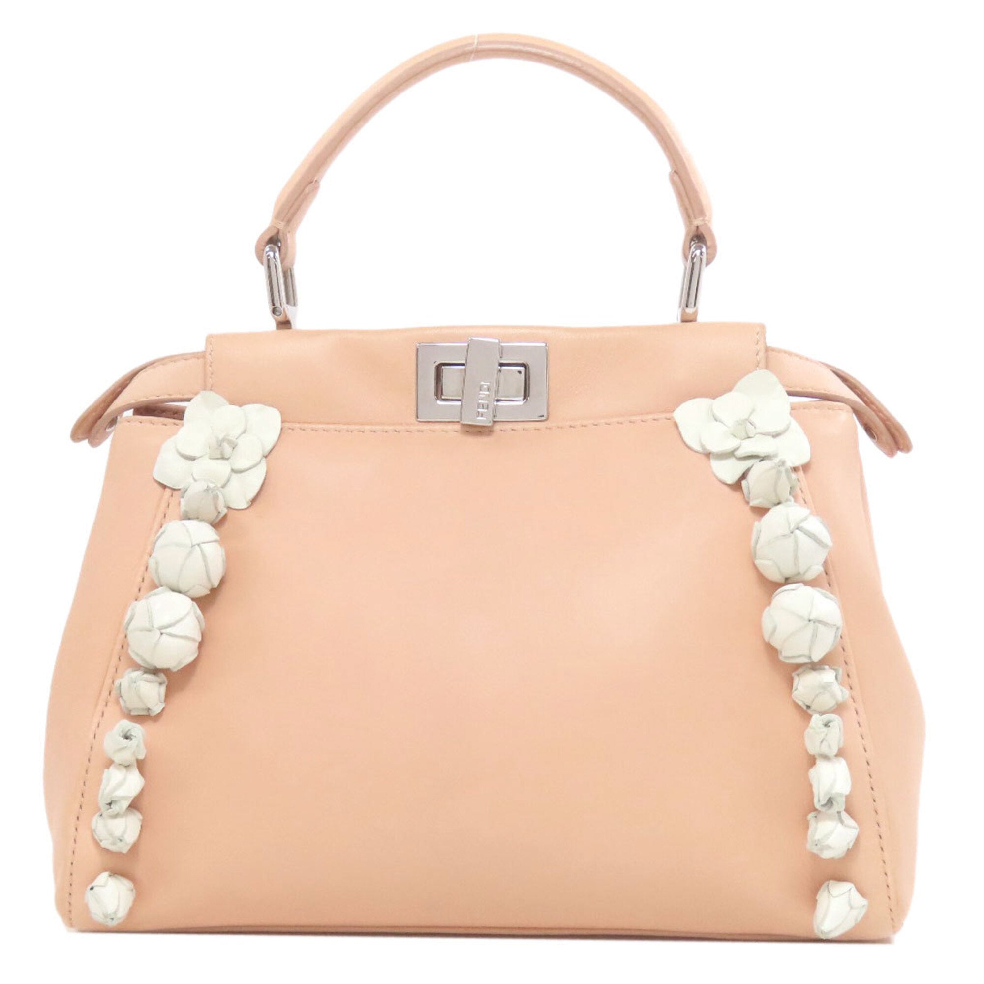 Fendi Pink Leather Handbag (Pre-Owned)