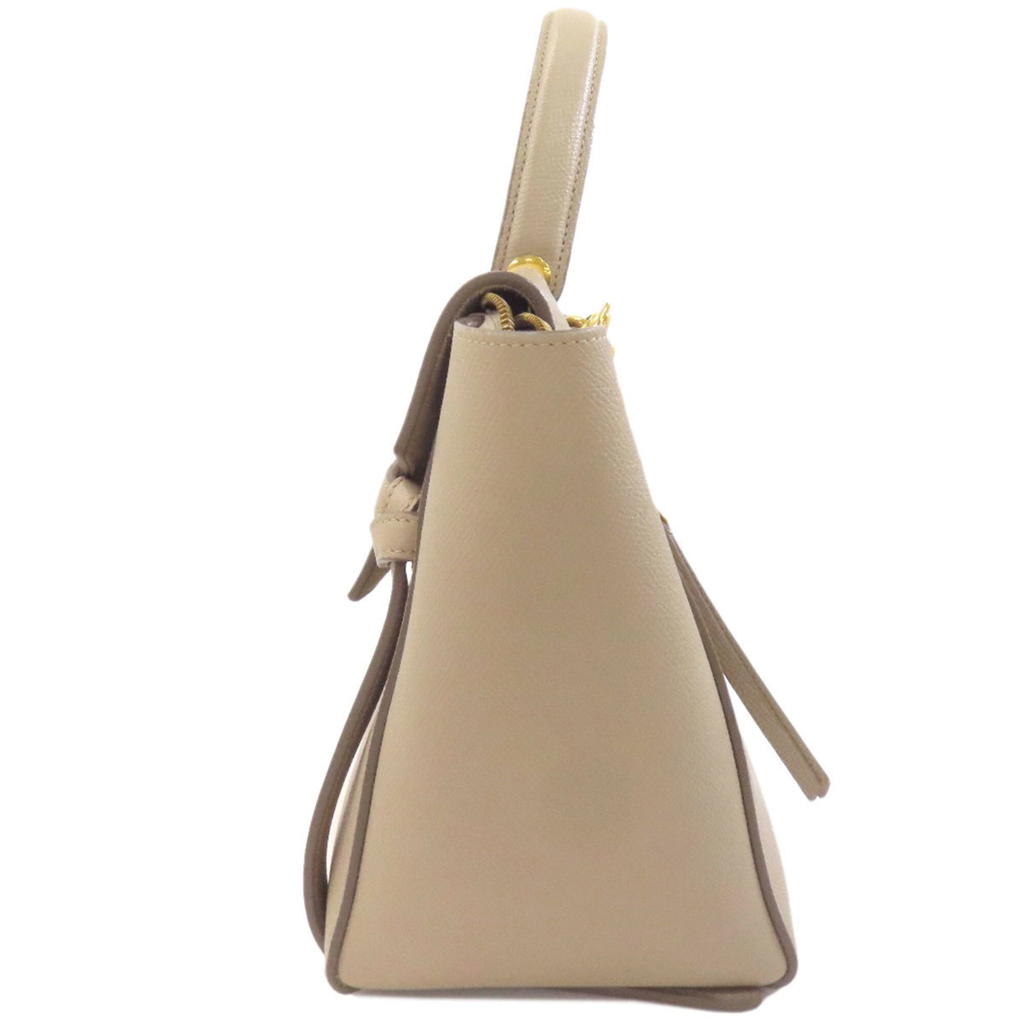 Celine Beige Leather Handbag (Pre-Owned)