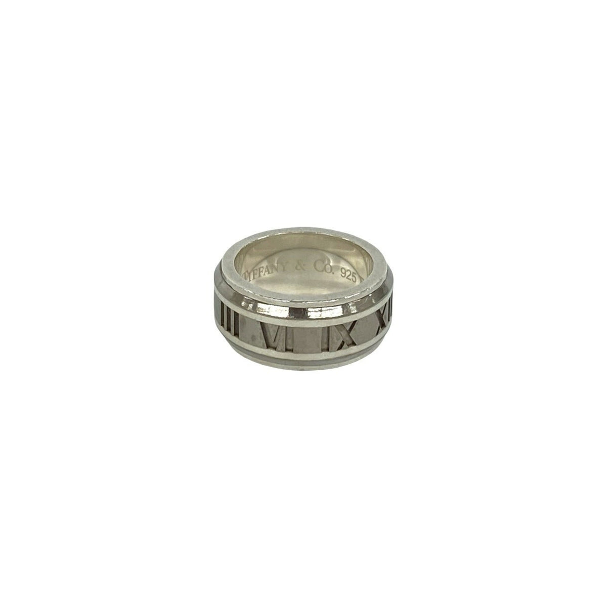 Tiffany Silver Silver 925 Band Ring (Pre-Owned)