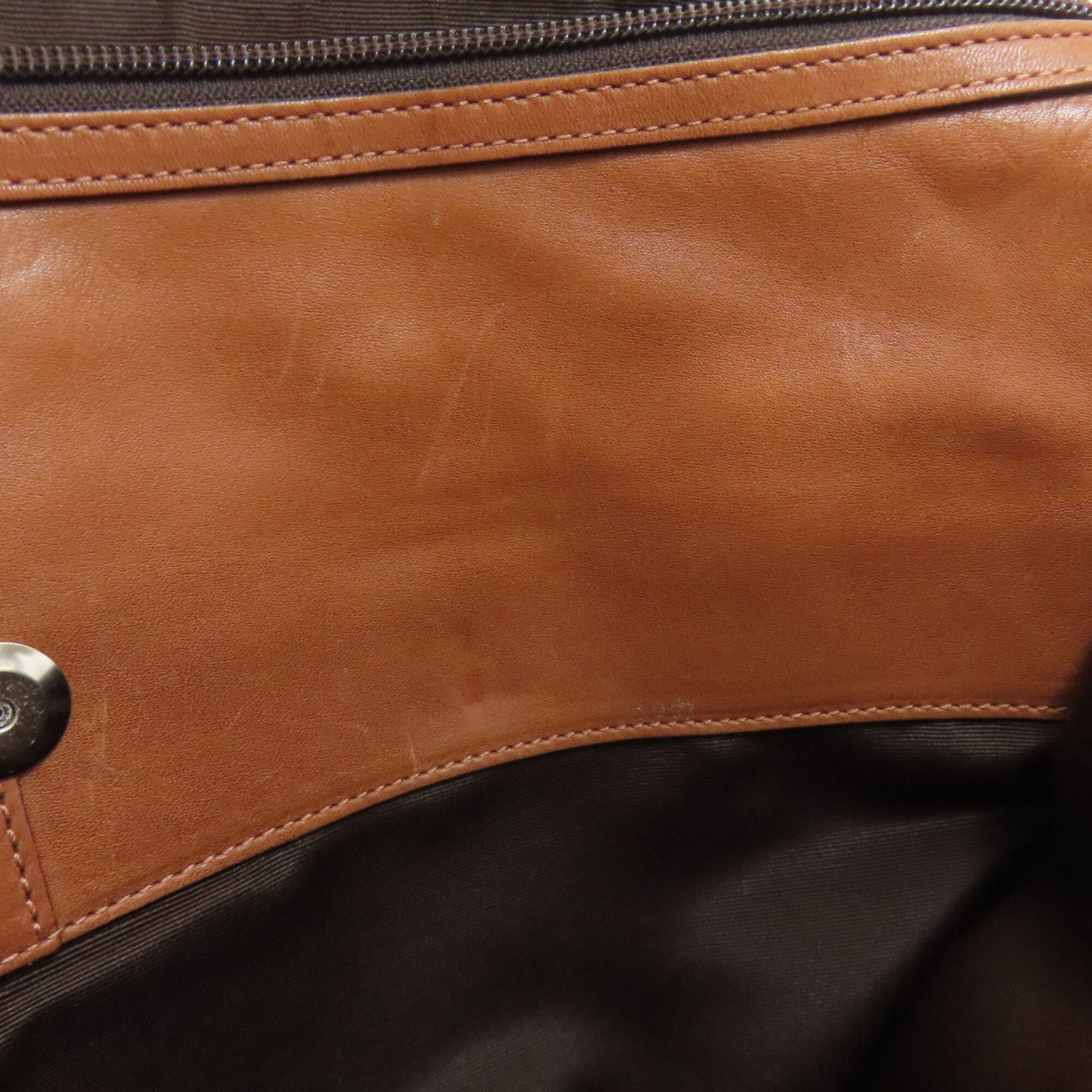Coach Brown Leather Briefcase (Pre-Owned)