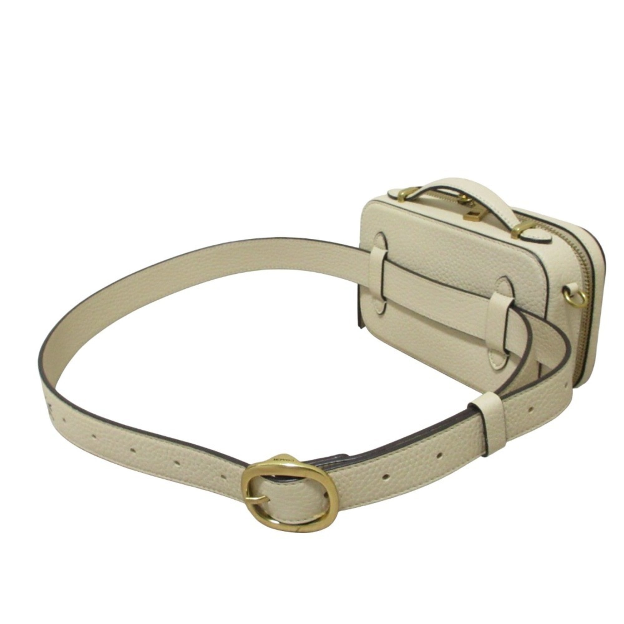 Coach Ivory Ivory Handbag Shoulder Bag (Pre-Owned)