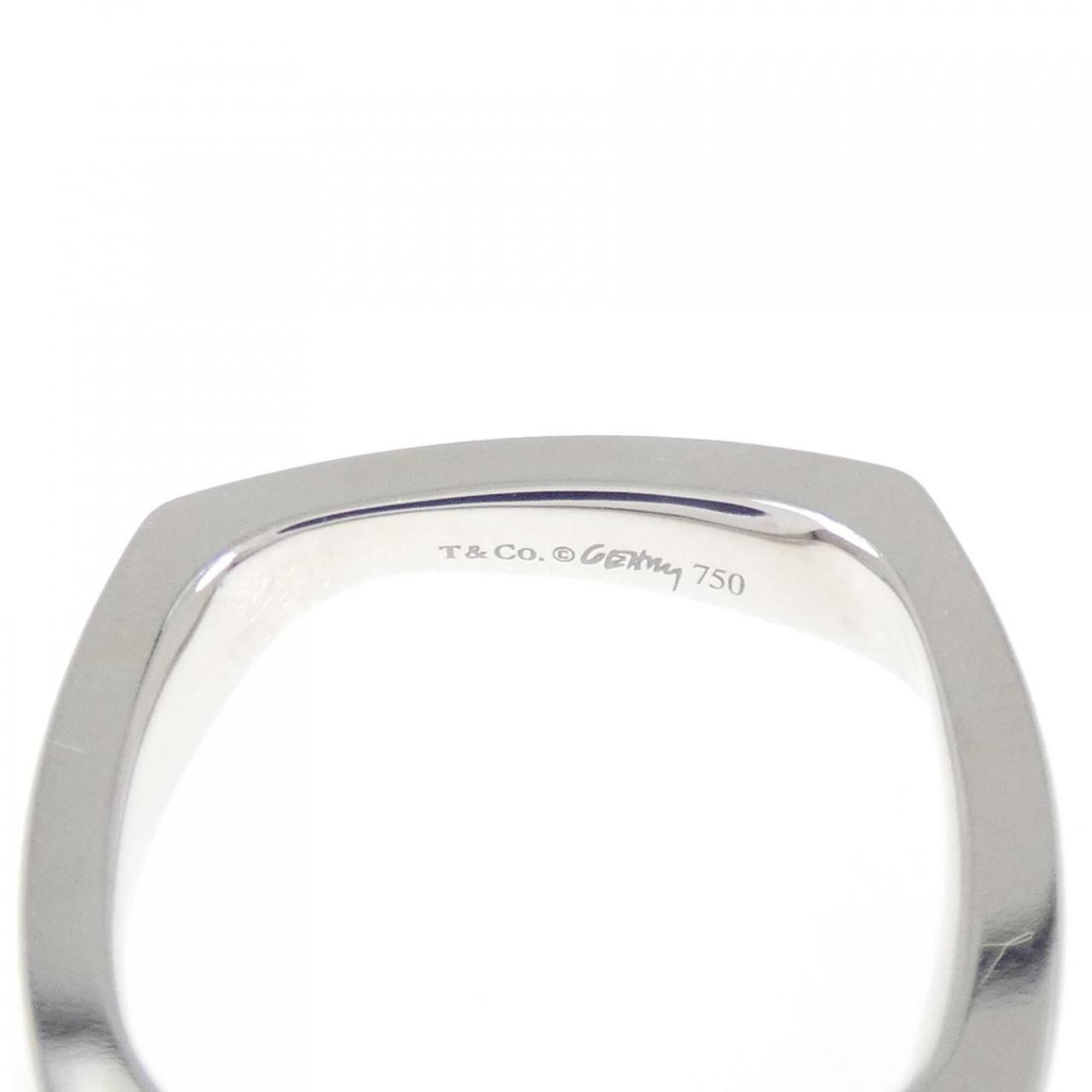 Tiffany White Gold White Gold (18K) Band Ring (Pre-Owned)