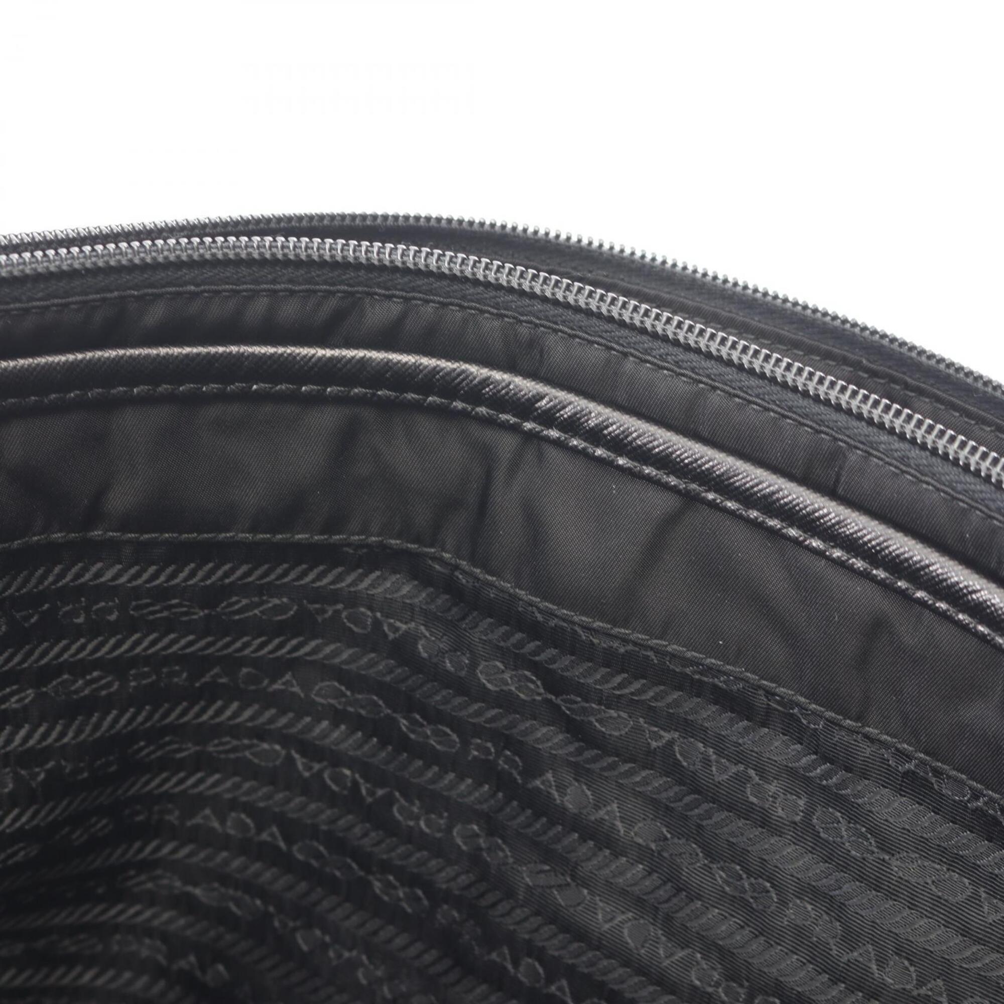 Prada Black Nylon Handbag Shoulder Bag (Pre-Owned)