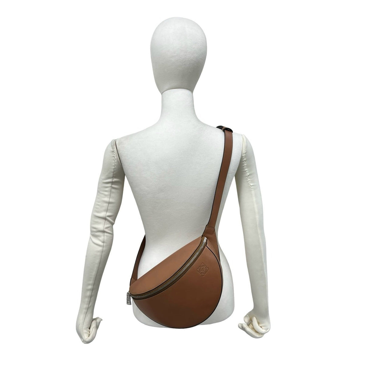 Loewe Brown Leather Pochette Shoulder Bag Sling Bag (Pre-Owned)
