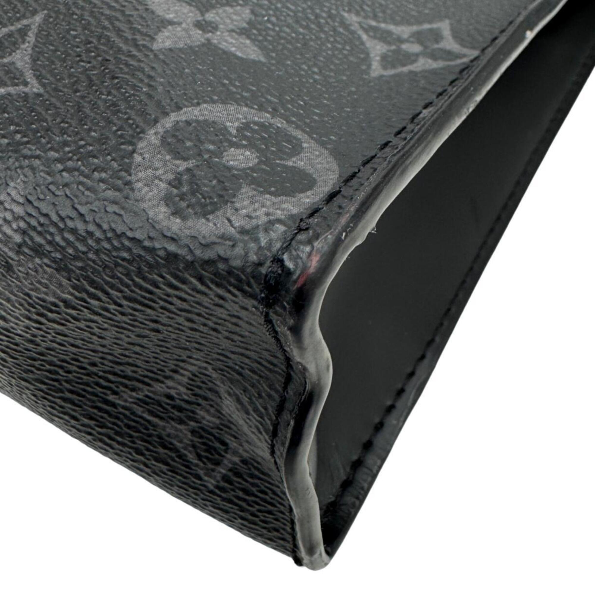Louis Vuitton Black Monogram Eclipse Clutch Bag Pochette (Pre-Owned)