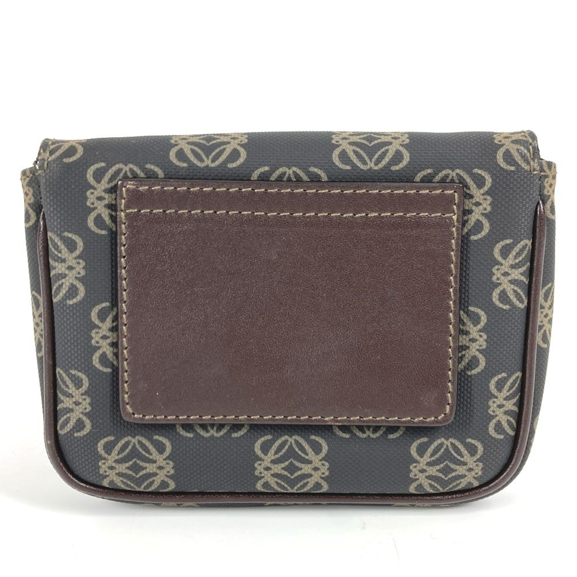 Loewe Brown Pvc Leather Pouch (Pre-Owned)