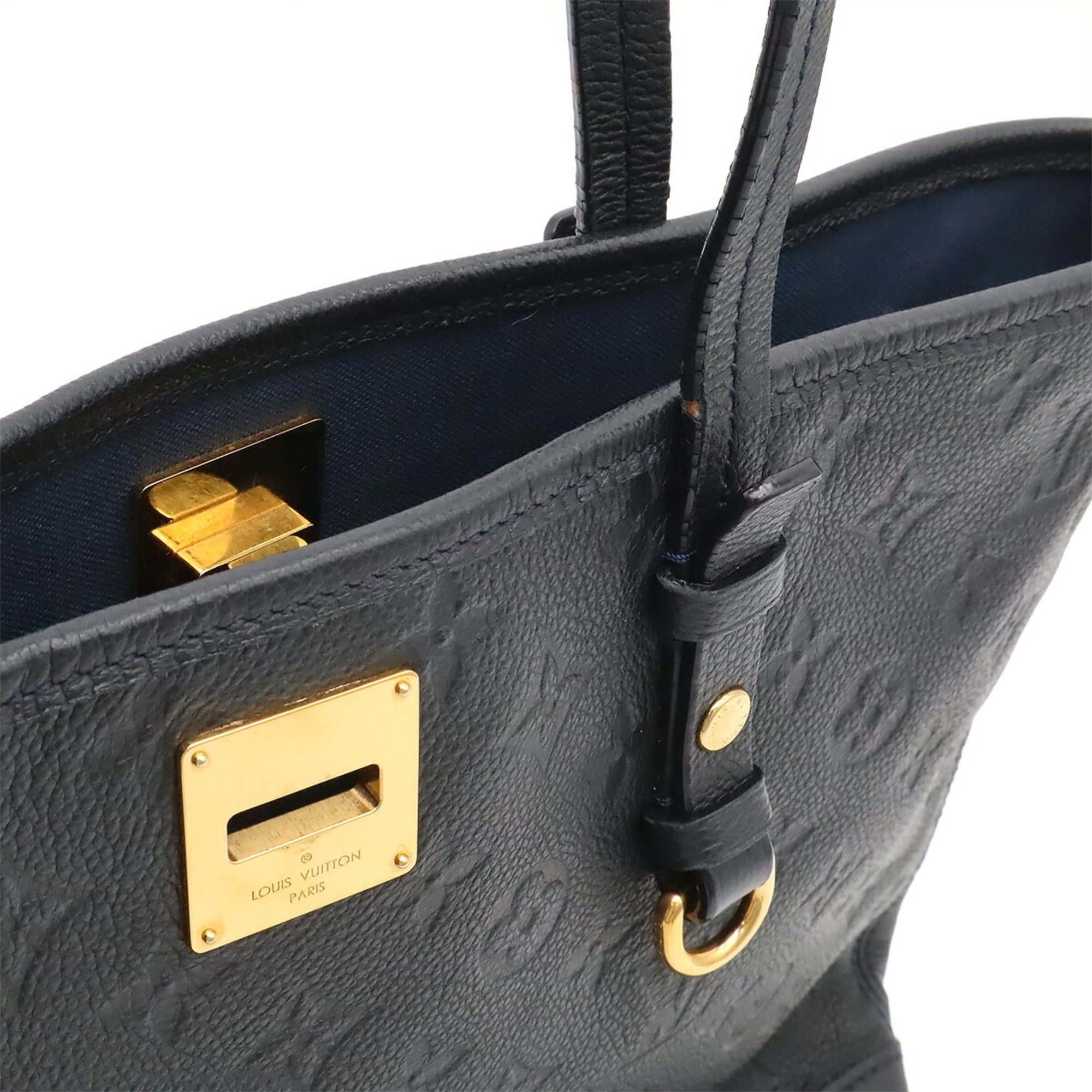 Louis Vuitton Infini Monogram Empreinte Leather Handbag Shoulder Bag Tote Bag (Pre-Owned)
