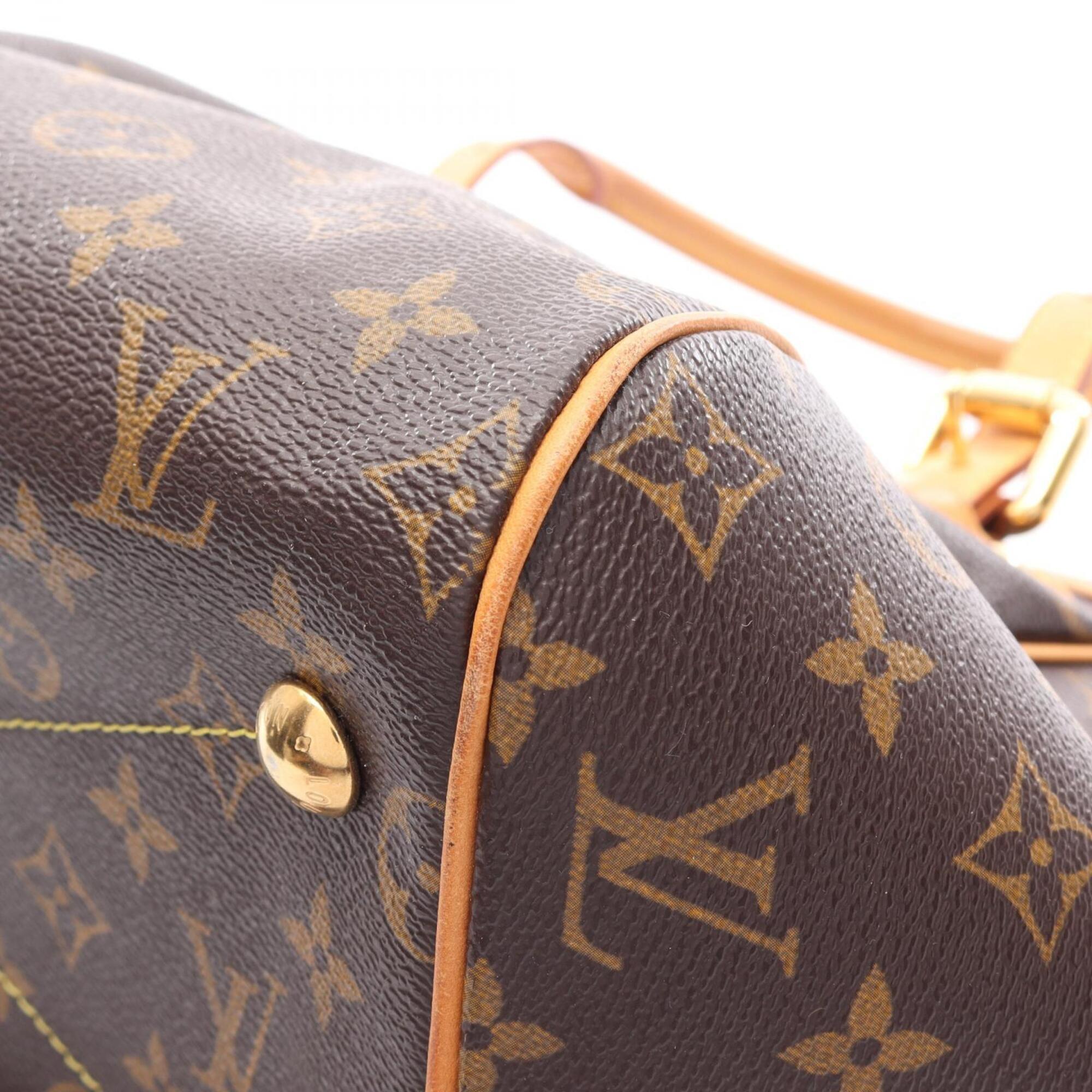 Louis Vuitton Brown Monogram Coated Canvas Leather Monogram Handbag (Pre-Owned)