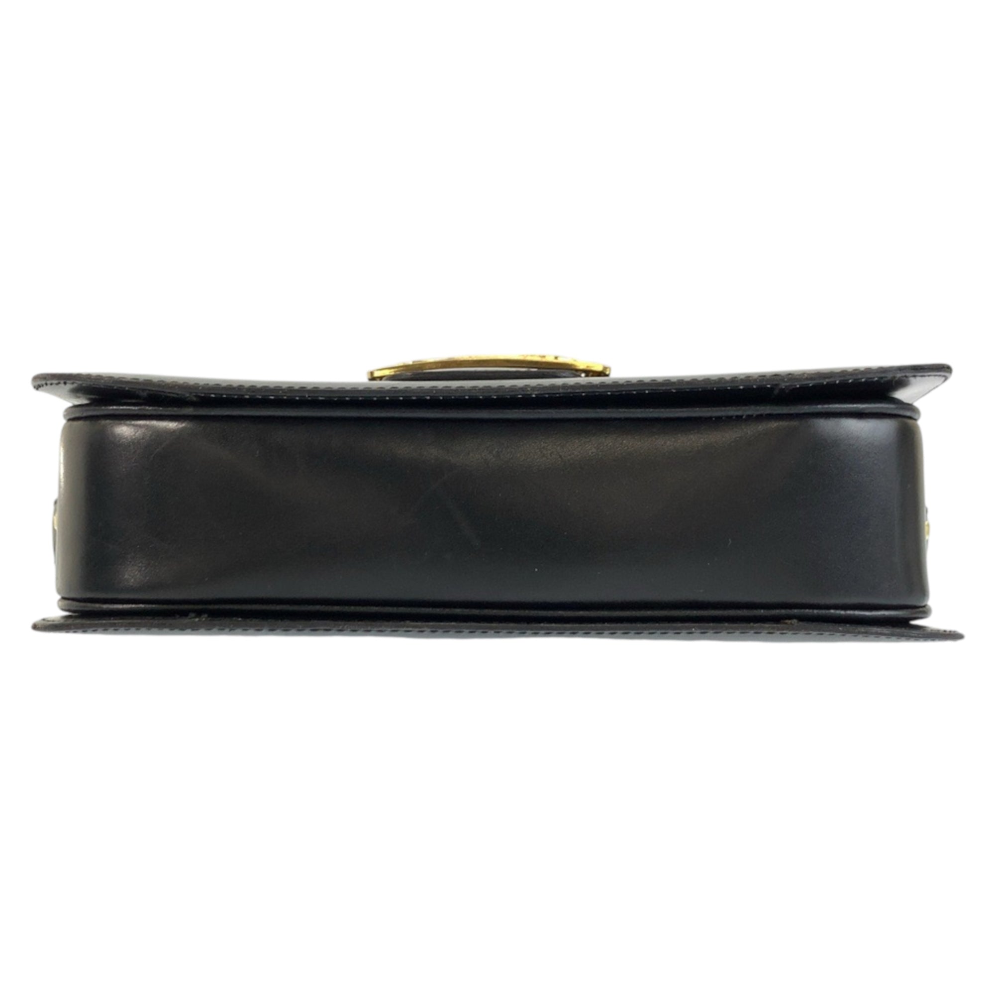 Celine Black Leather Pochette Shoulder Bag (Pre-Owned)