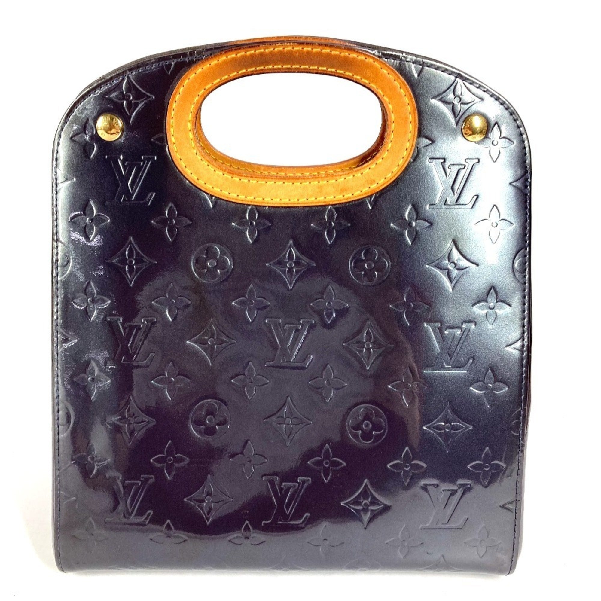 Louis Vuitton Monogram Vernis Blue Indigo Monogram Vernis Handbag Tote Bag (Pre-Owned)