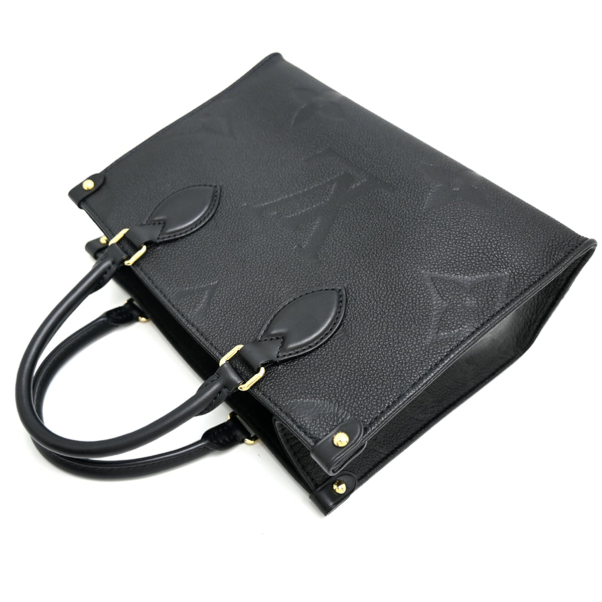 Louis Vuitton Black Noir Monogram Empreinte Handbag (Pre-Owned)