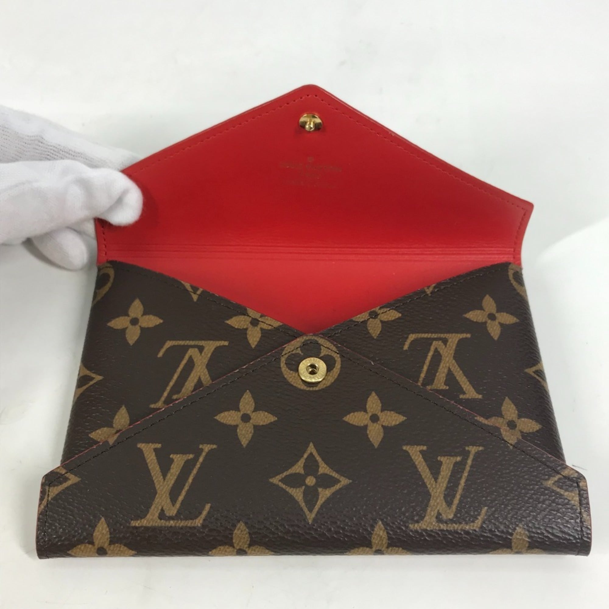 Louis Vuitton Brown Monogram Canvas Clutch Bag Pochette Pouch (Pre-Owned)