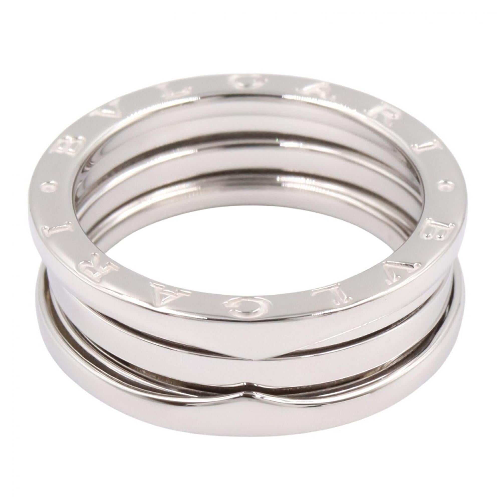 Bvlgari Silver White Gold (18K) Band Ring (Pre-Owned)