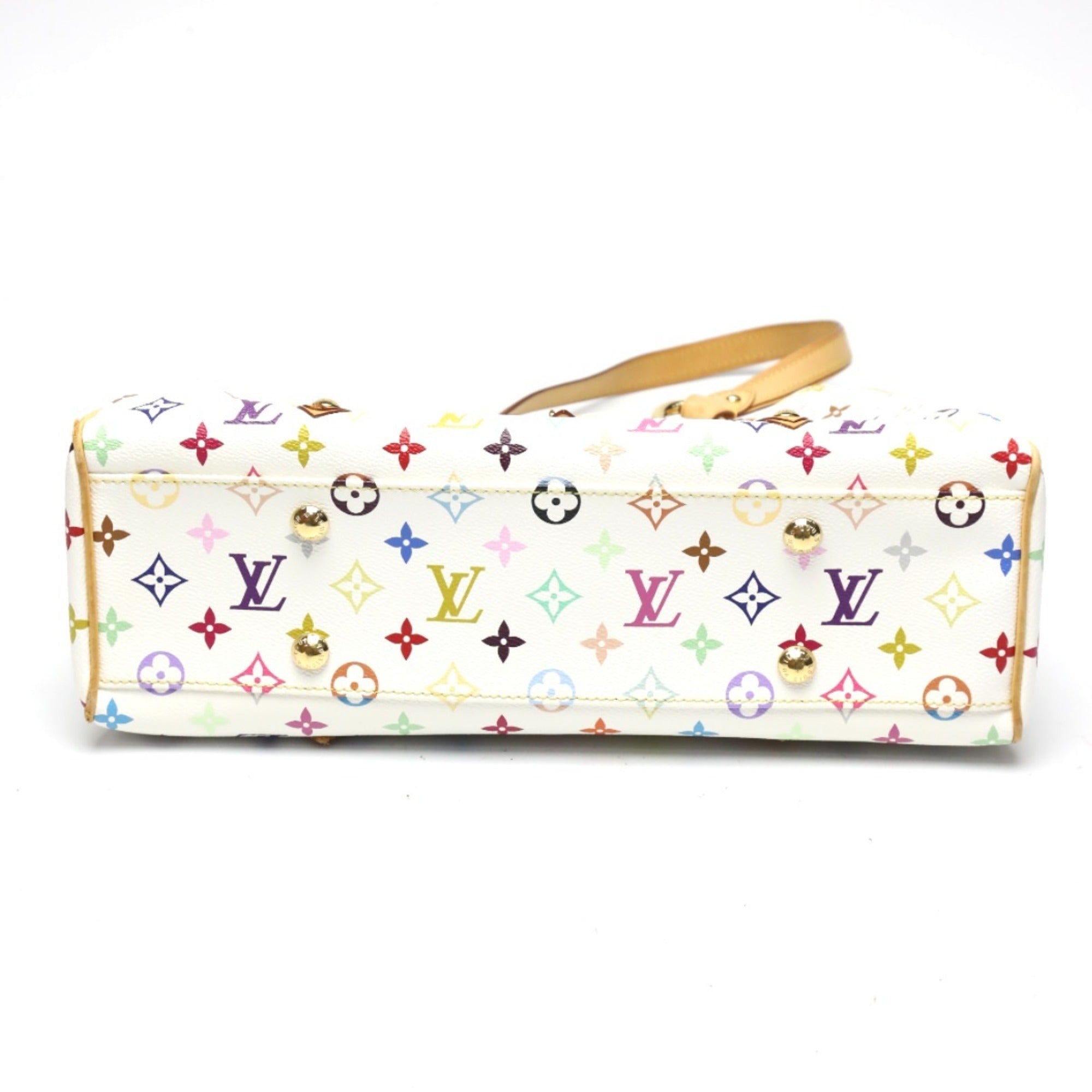 Louis Vuitton Blanc Multi-Color Monogram Multicolore Handbag (Pre-Owned)