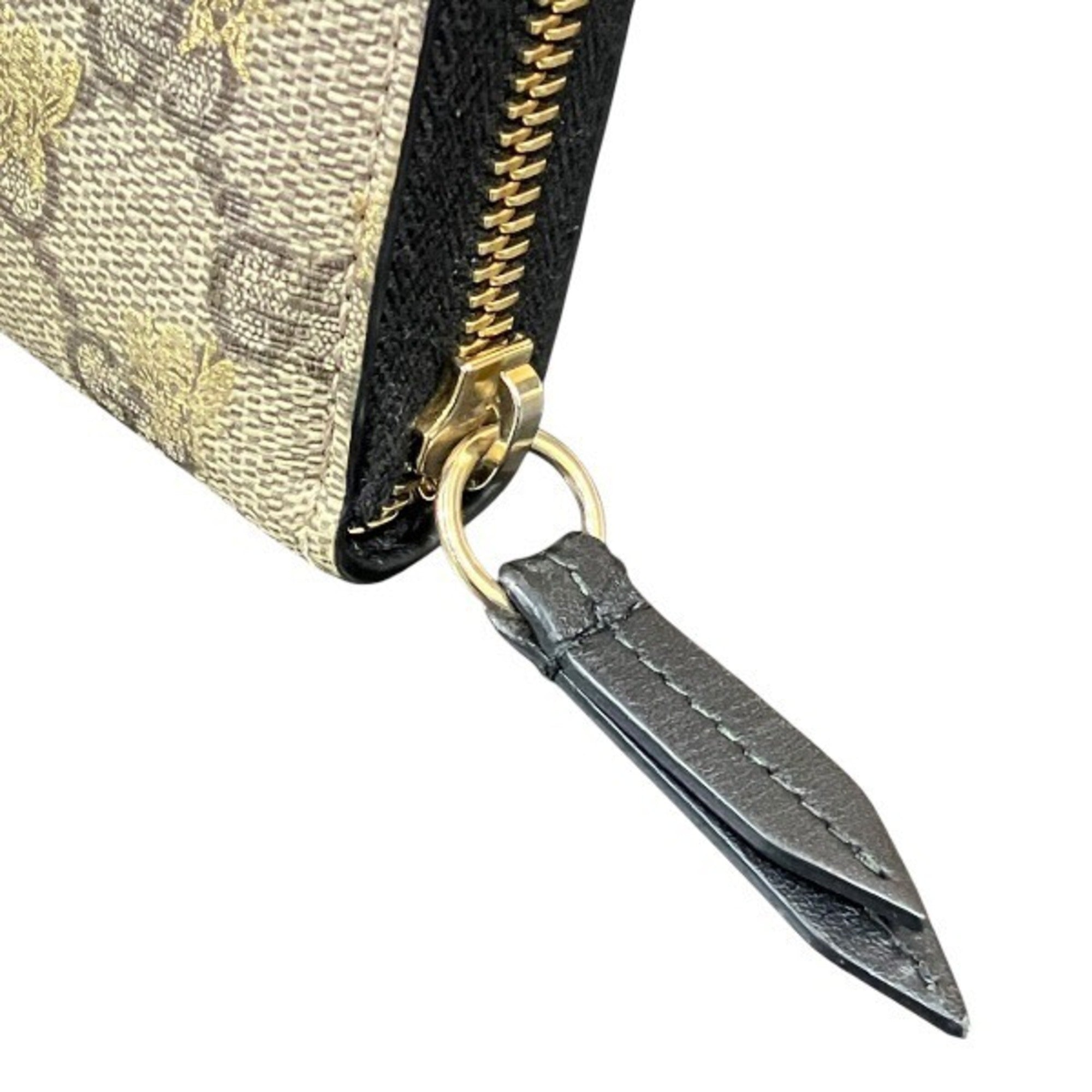 Gucci Beige Gg Supreme Long Wallet (Bi-Fold) (Pre-Owned)