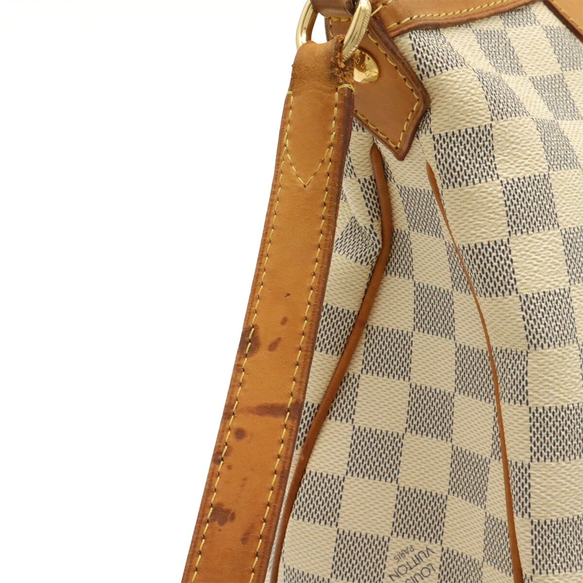 Louis Vuitton Damier Azur Ivory Damier Azur Shoulder Bag (Pre-Owned)
