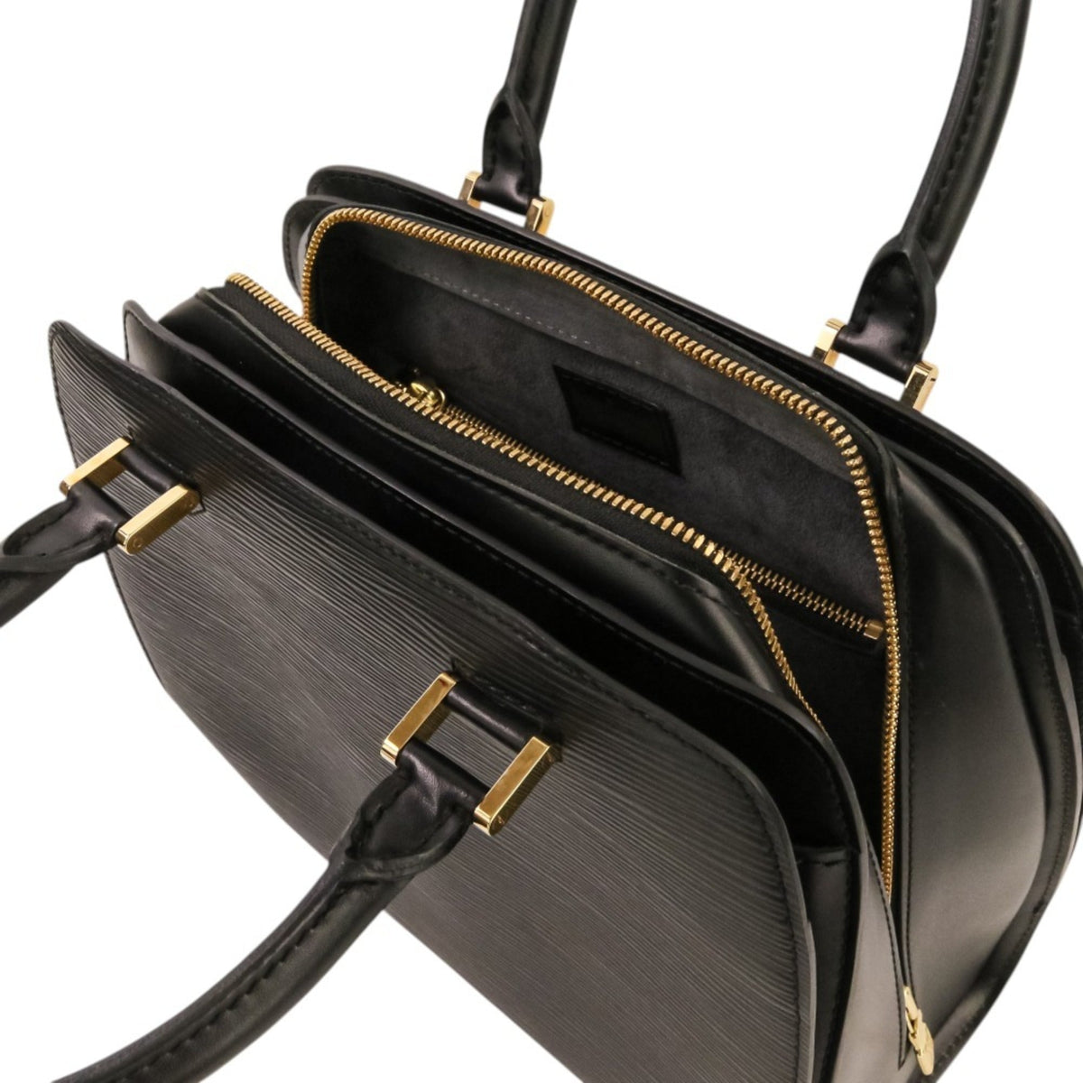 Louis Vuitton Black Epi Leather Handbag (Pre-Owned)