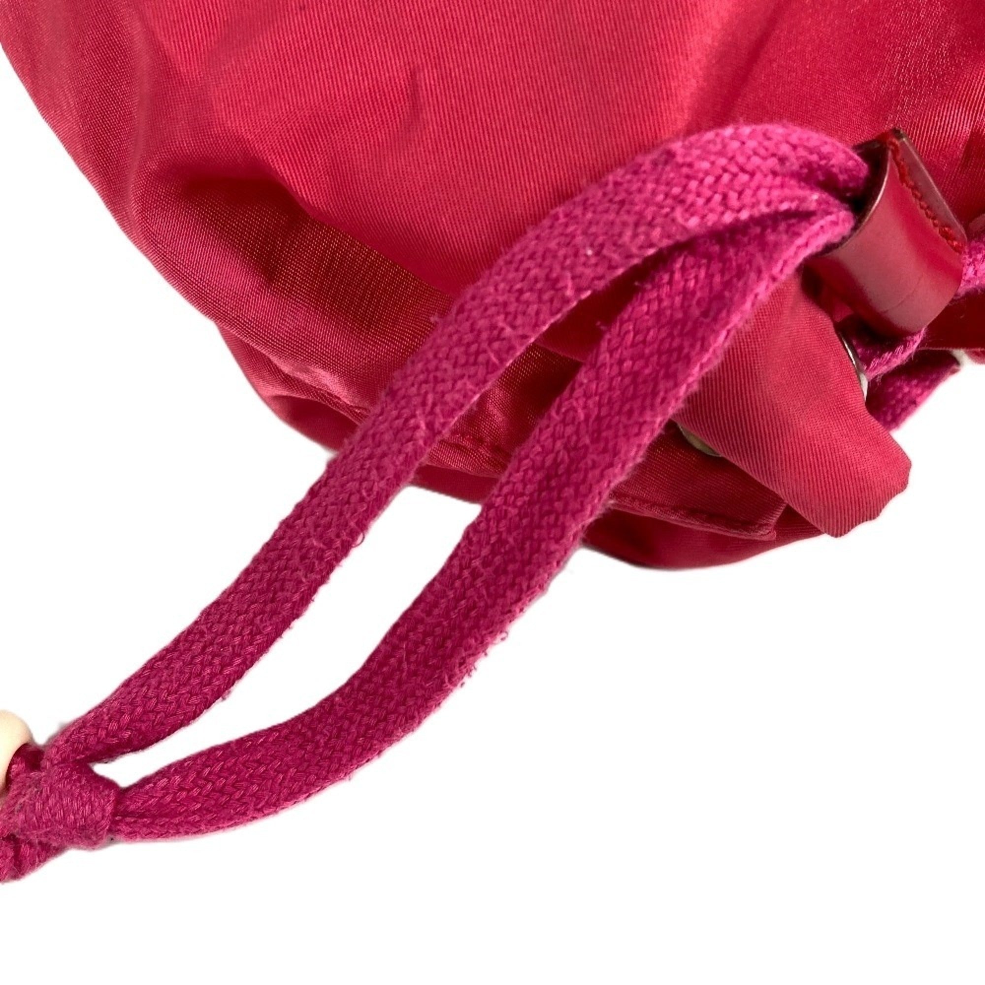 Prada Pink Nylon Handbag Pouch (Pre-Owned)