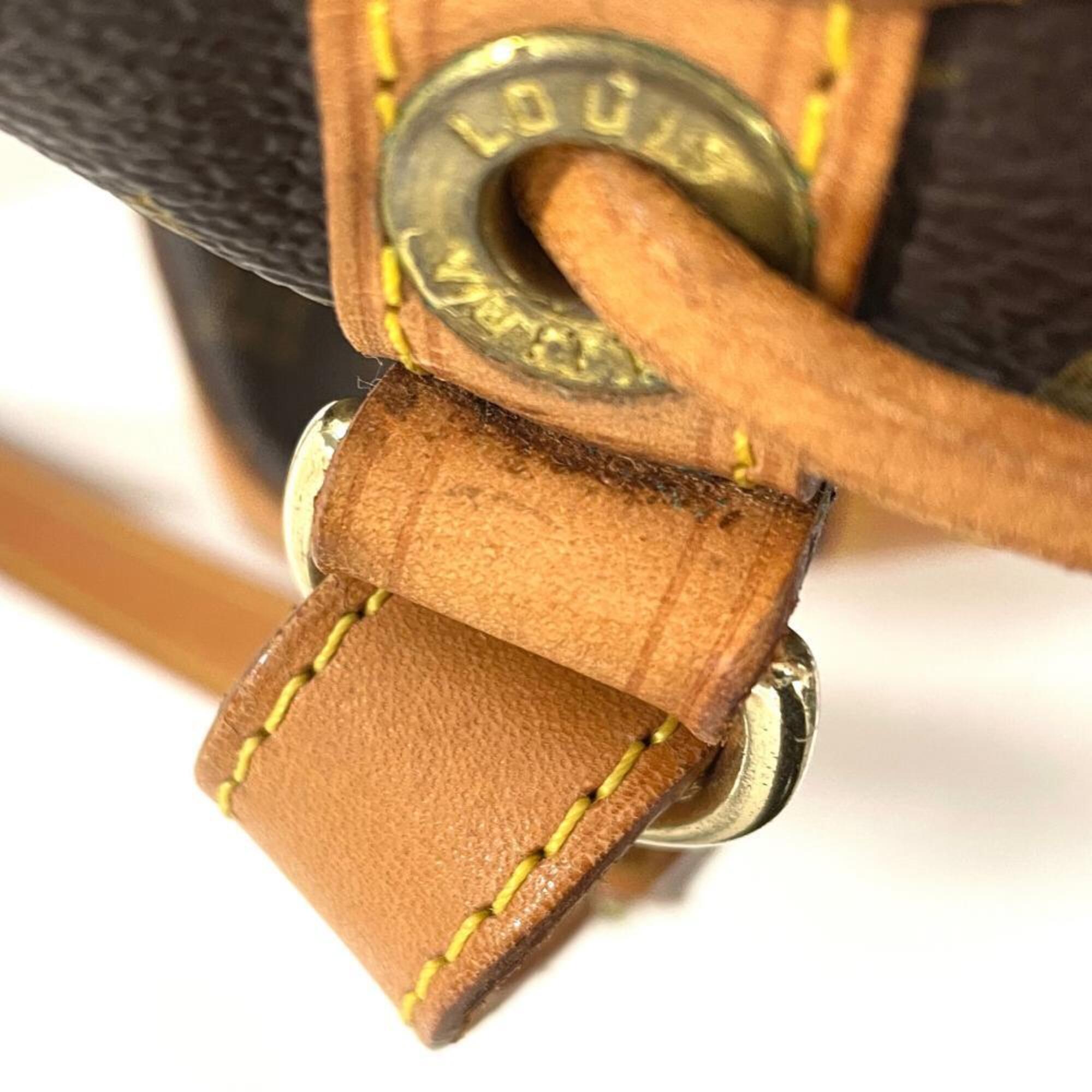 Louis Vuitton Brown Monogram Canvas Shoulder Bag (Pre-Owned)