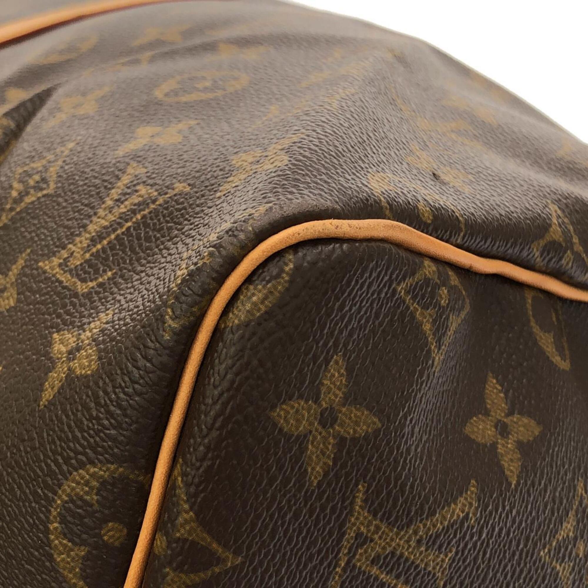 Louis Vuitton Marron Coated Canvas Boston Bag (Pre-Owned)