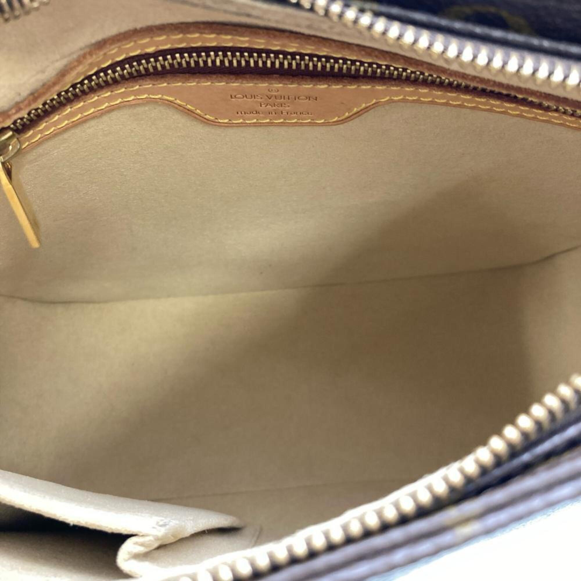 Louis Vuitton Brown Monogram Canvas Shoulder Bag (Pre-Owned)