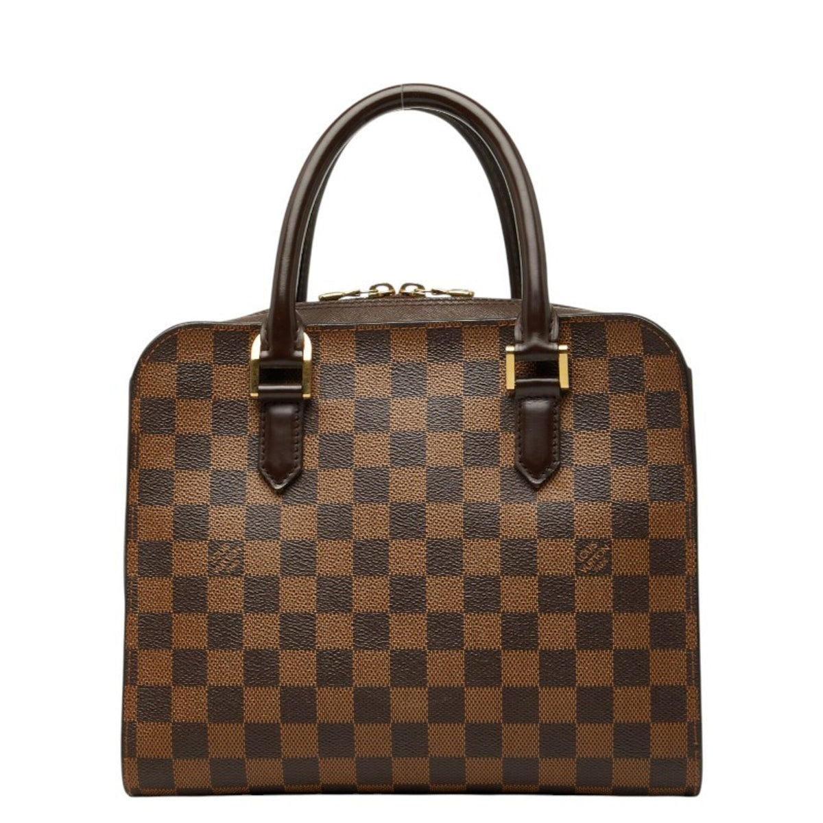Louis Vuitton Brown Pvc Leather Handbag (Pre-Owned)