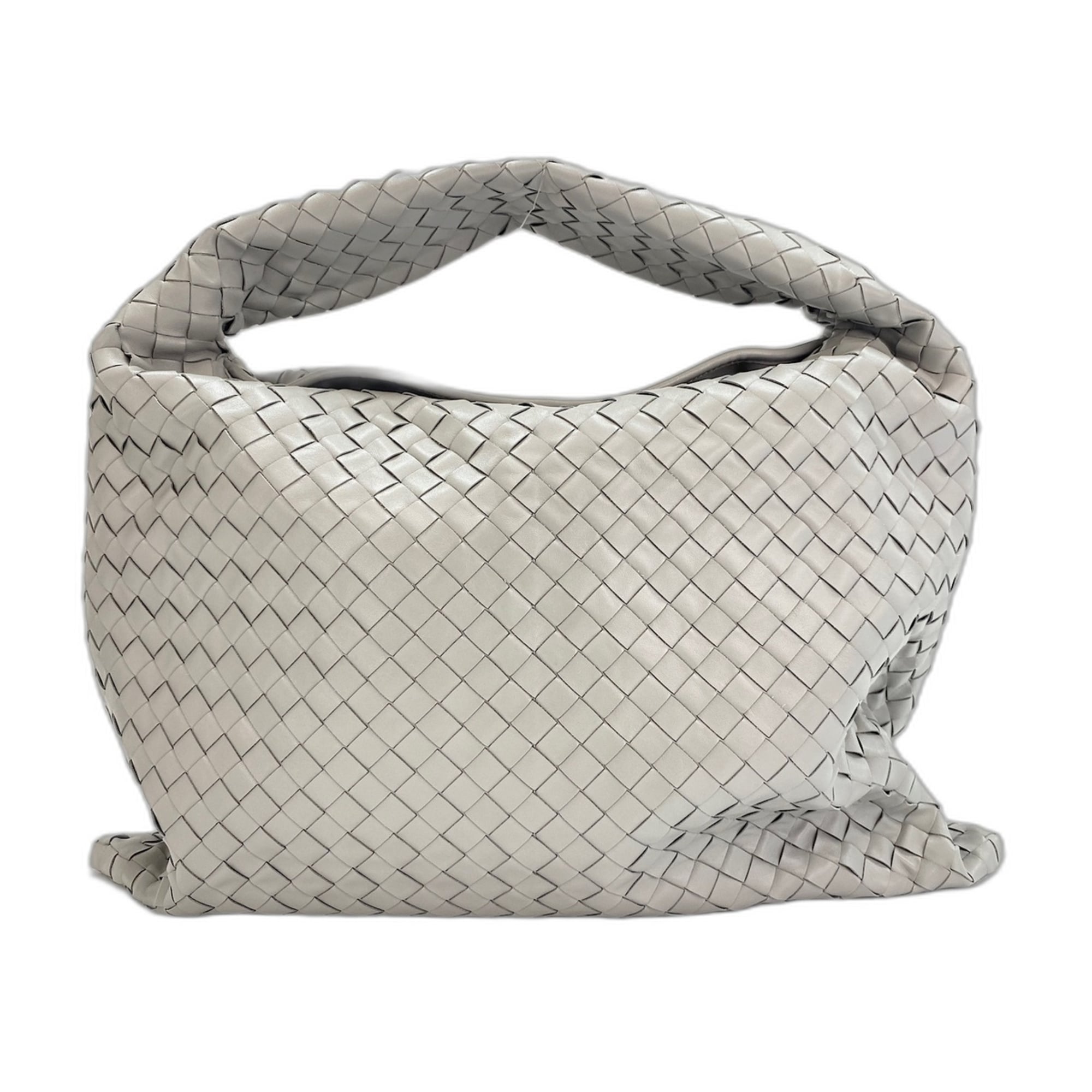 Bottega Veneta Gray Intrecciato Tote Bag (Pre-Owned)