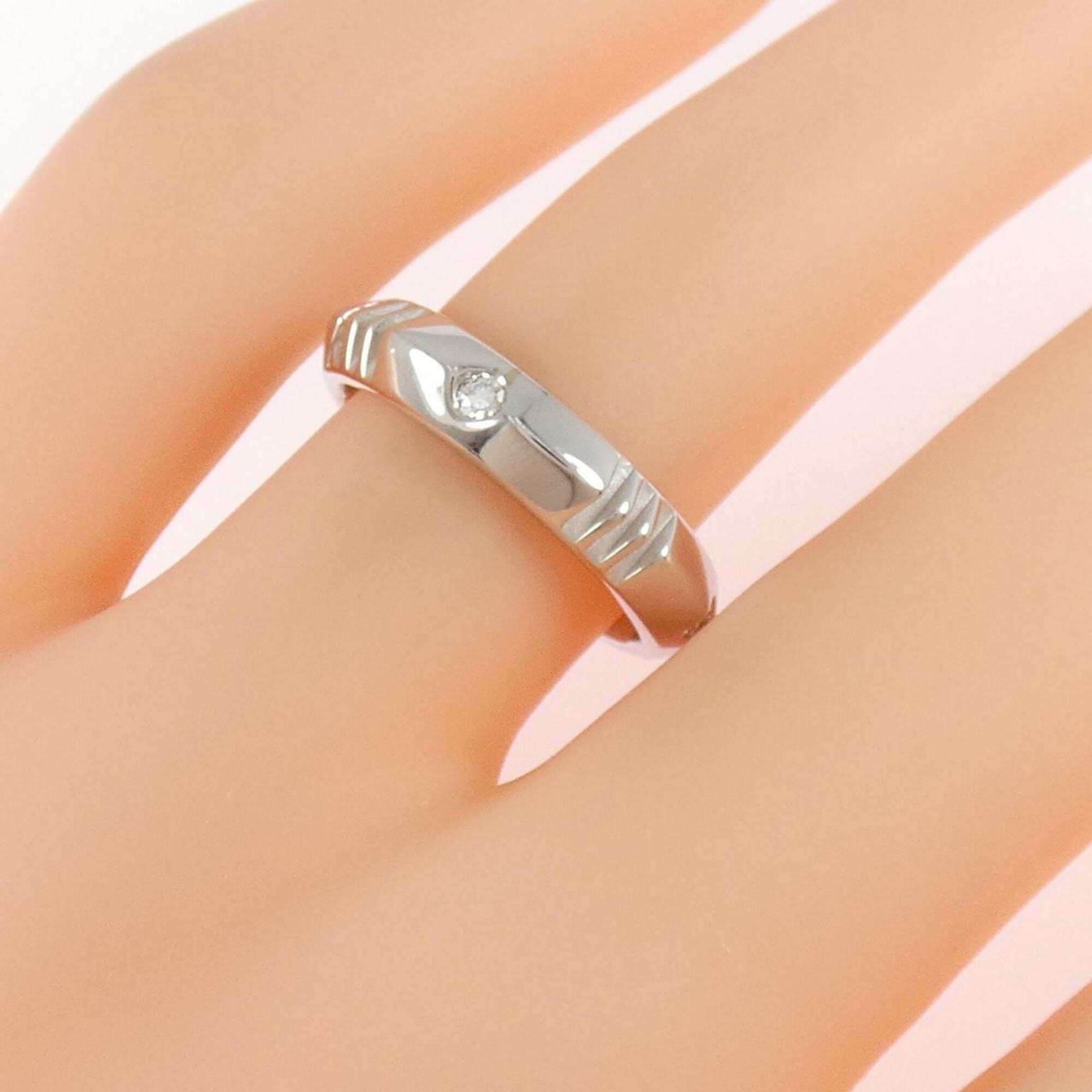 Tiffany Atlas White Gold (18K) Band Ring (Pre-Owned)