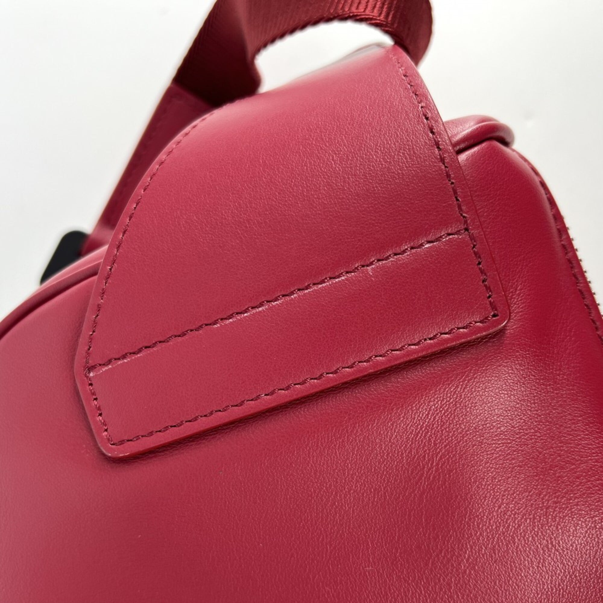 Christian Dior Red Color Leather Sling Bag (Pre-Owned)