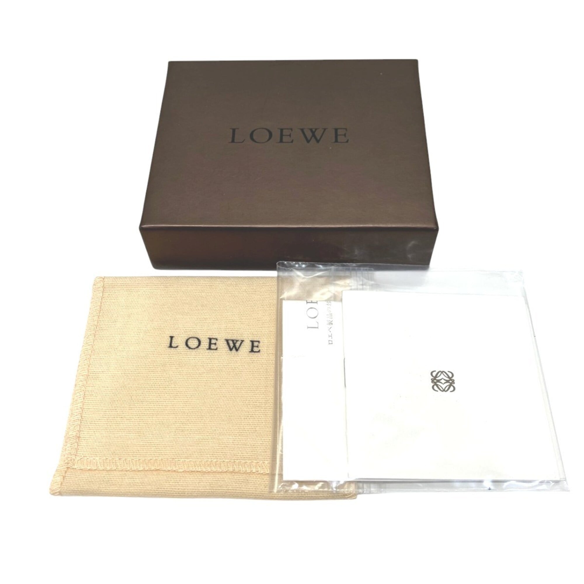 Loewe Gold Leather Wallet (Tri-Fold) (Pre-Owned)