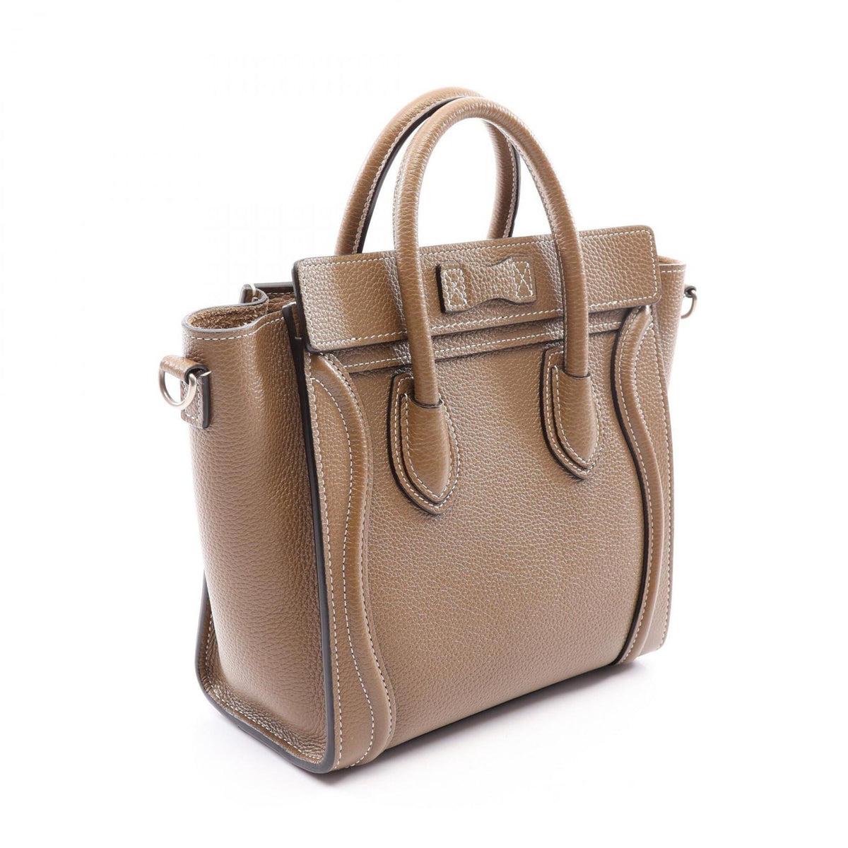 Celine Gray Leather Handbag (Pre-Owned)