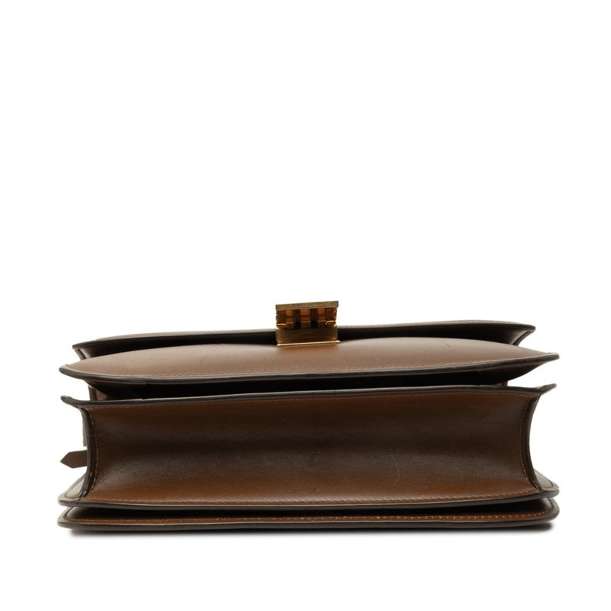 Celine Brown Leather Shoulder Bag (Pre-Owned)