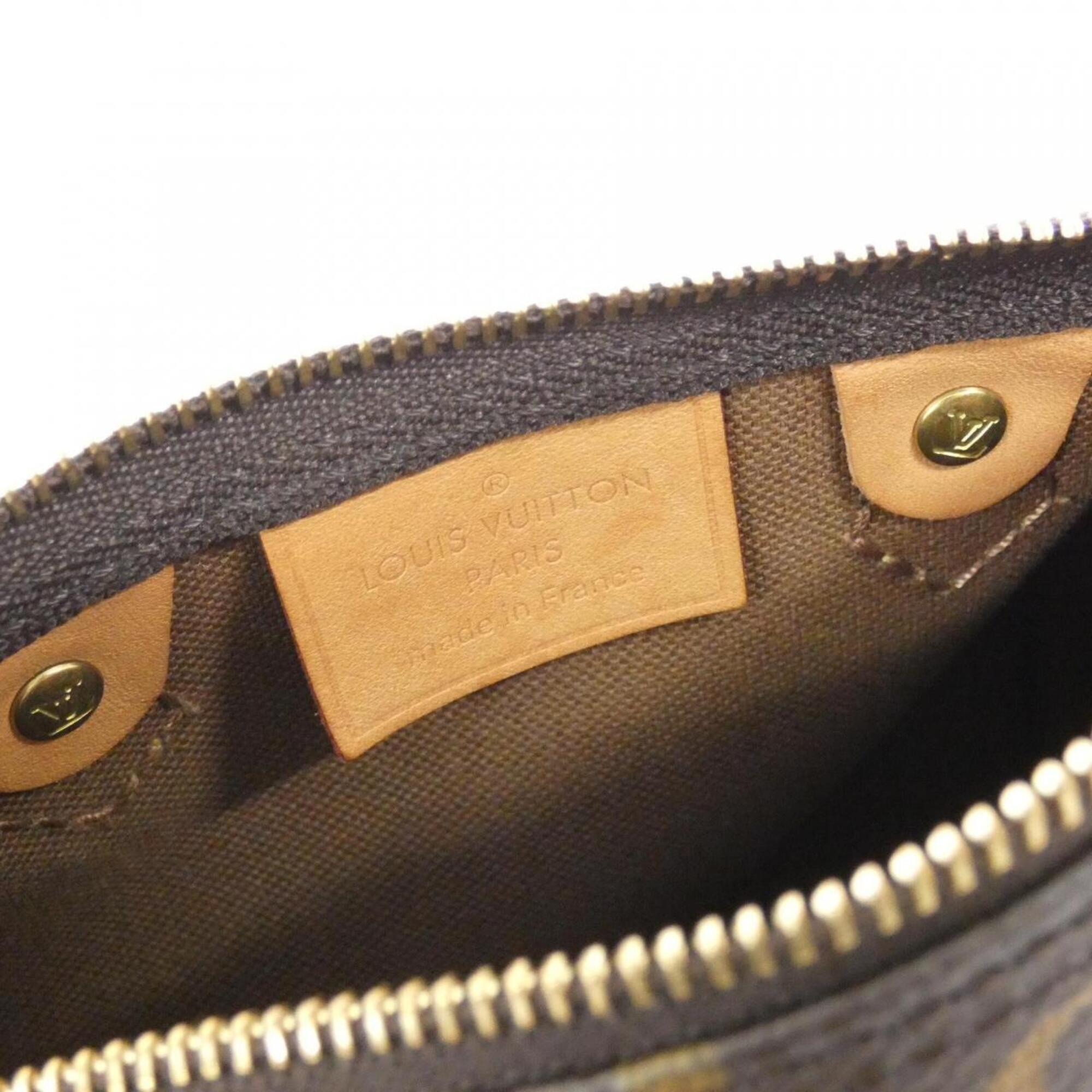 Louis Vuitton Marron Coated Canvas Boston Bag (Pre-Owned)