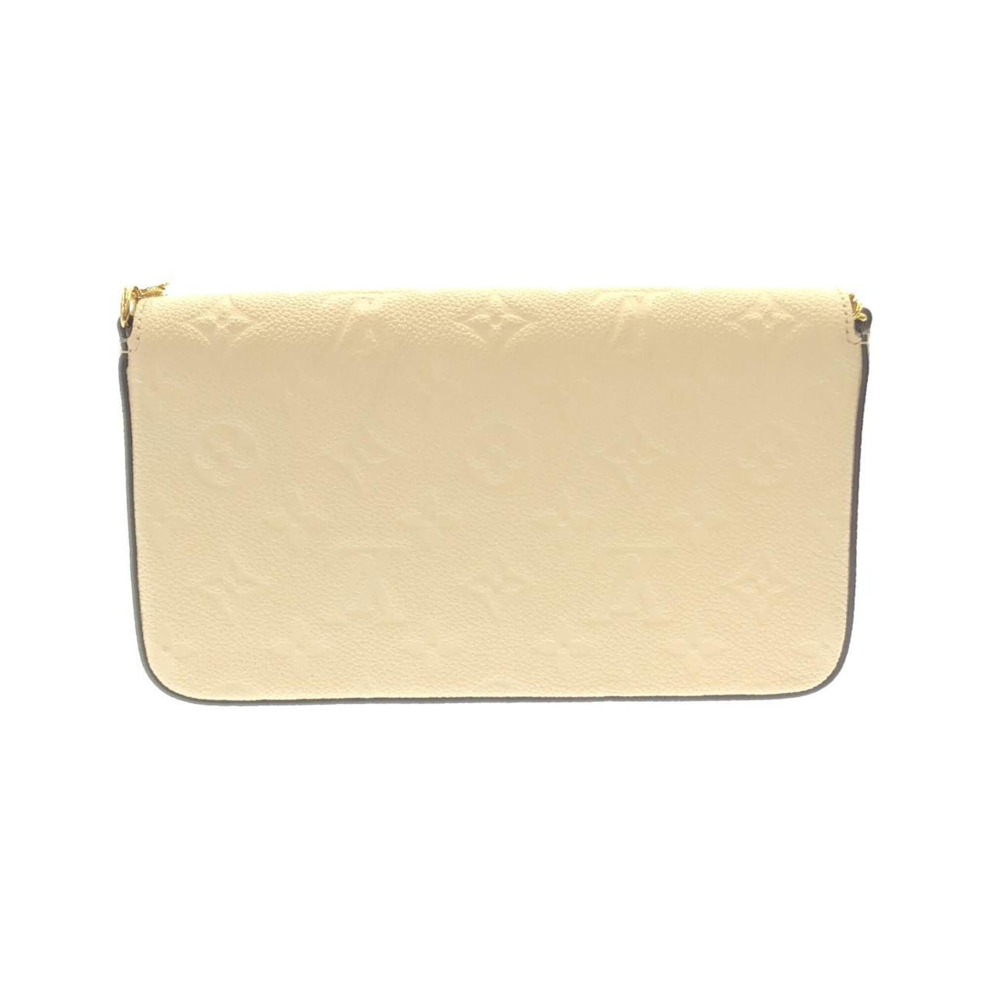 Louis Vuitton Blanc Leather Pochette Pouch Shoulder Bag (Pre-Owned)