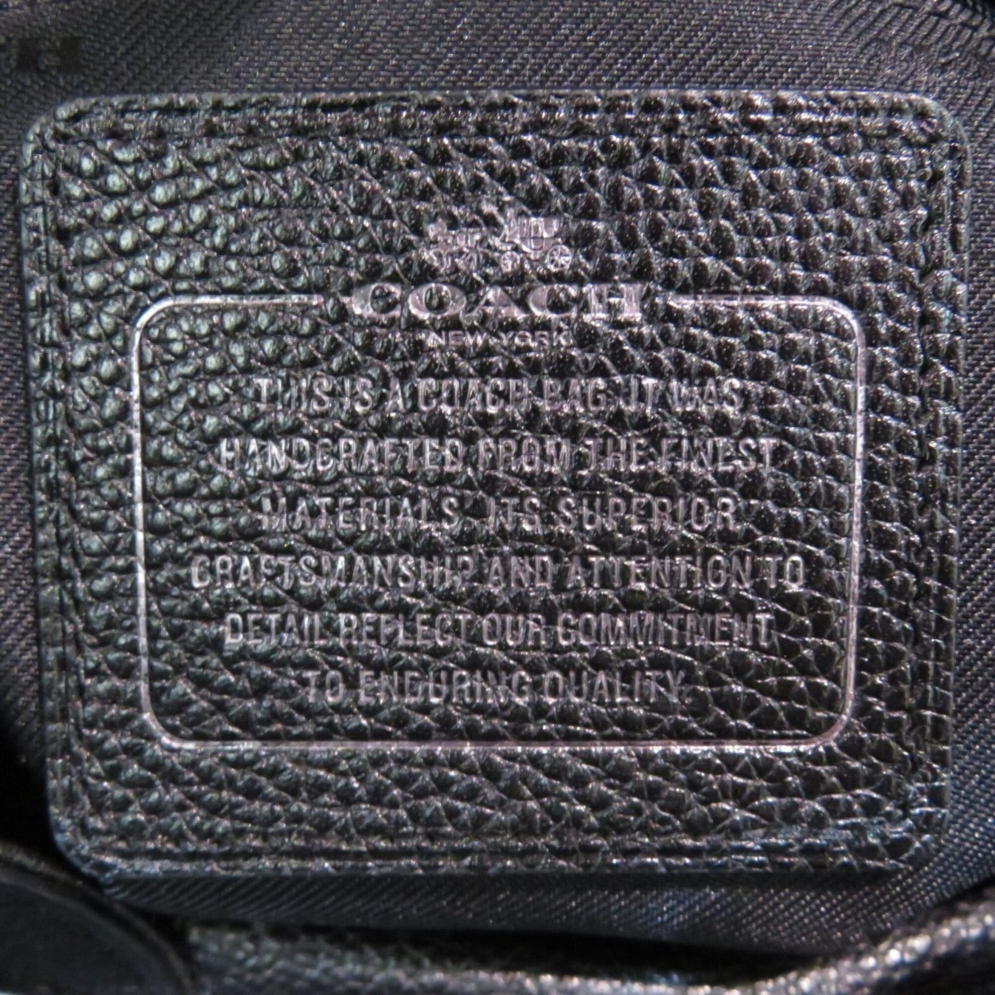 Coach Black Leather Shoulder Bag (Pre-Owned)