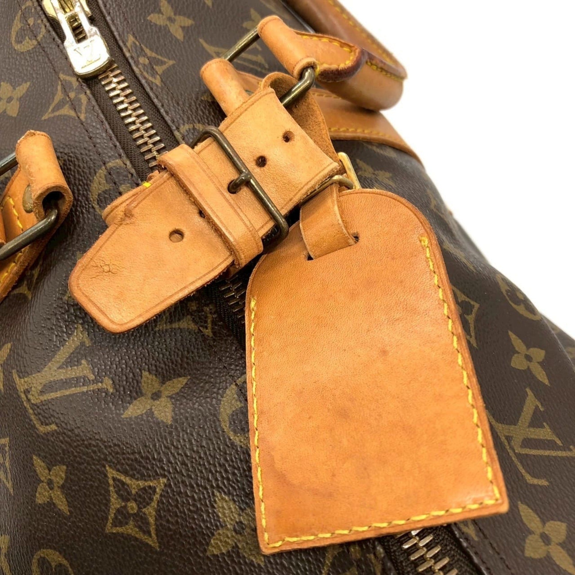Louis Vuitton Brown Monogram Canvas Boston Bag (Pre-Owned)