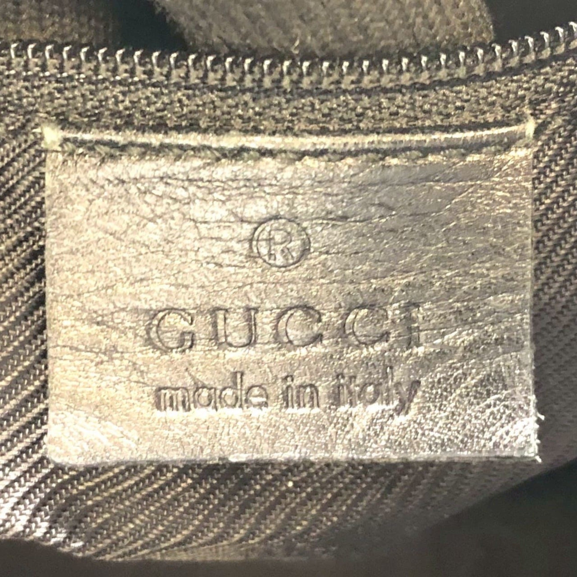 Gucci Gg Canvas Black Gg Canvas Handbag Tote Bag (Pre-Owned)