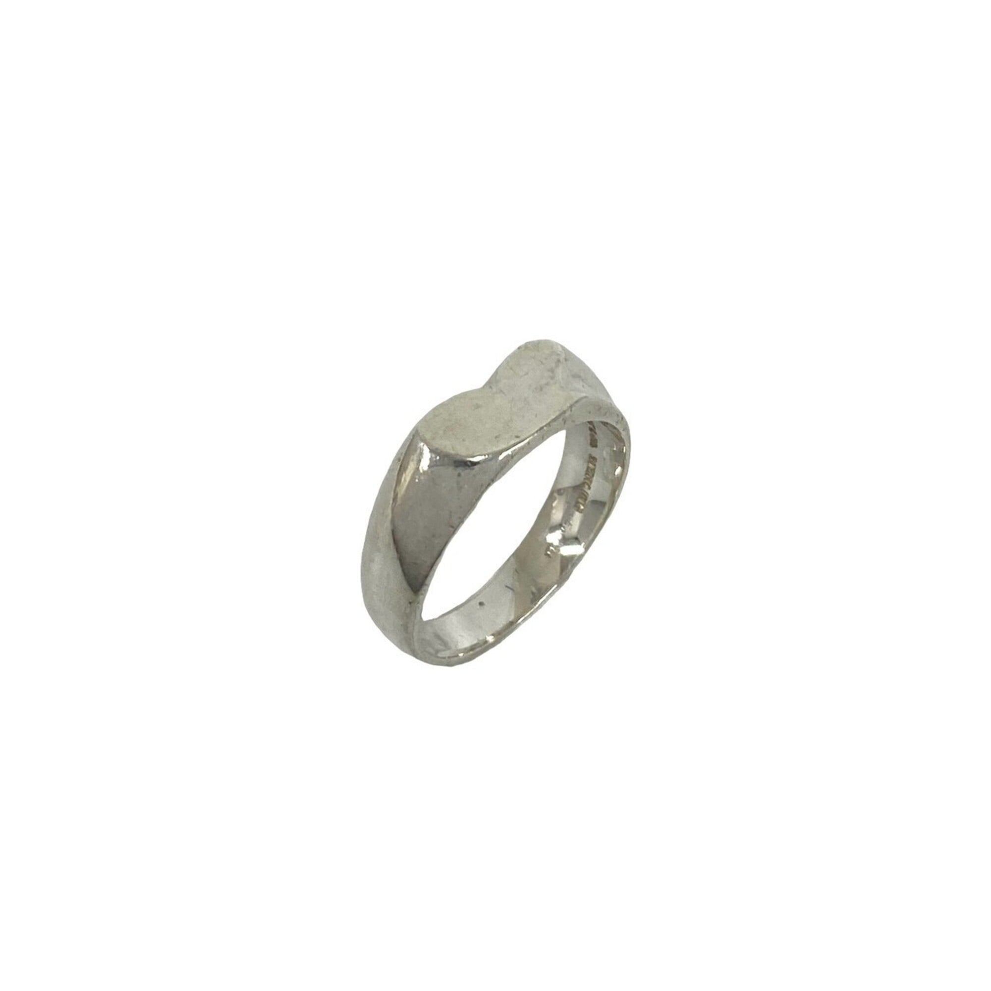 Tiffany Silver Silver 925 Band Ring (Pre-Owned)