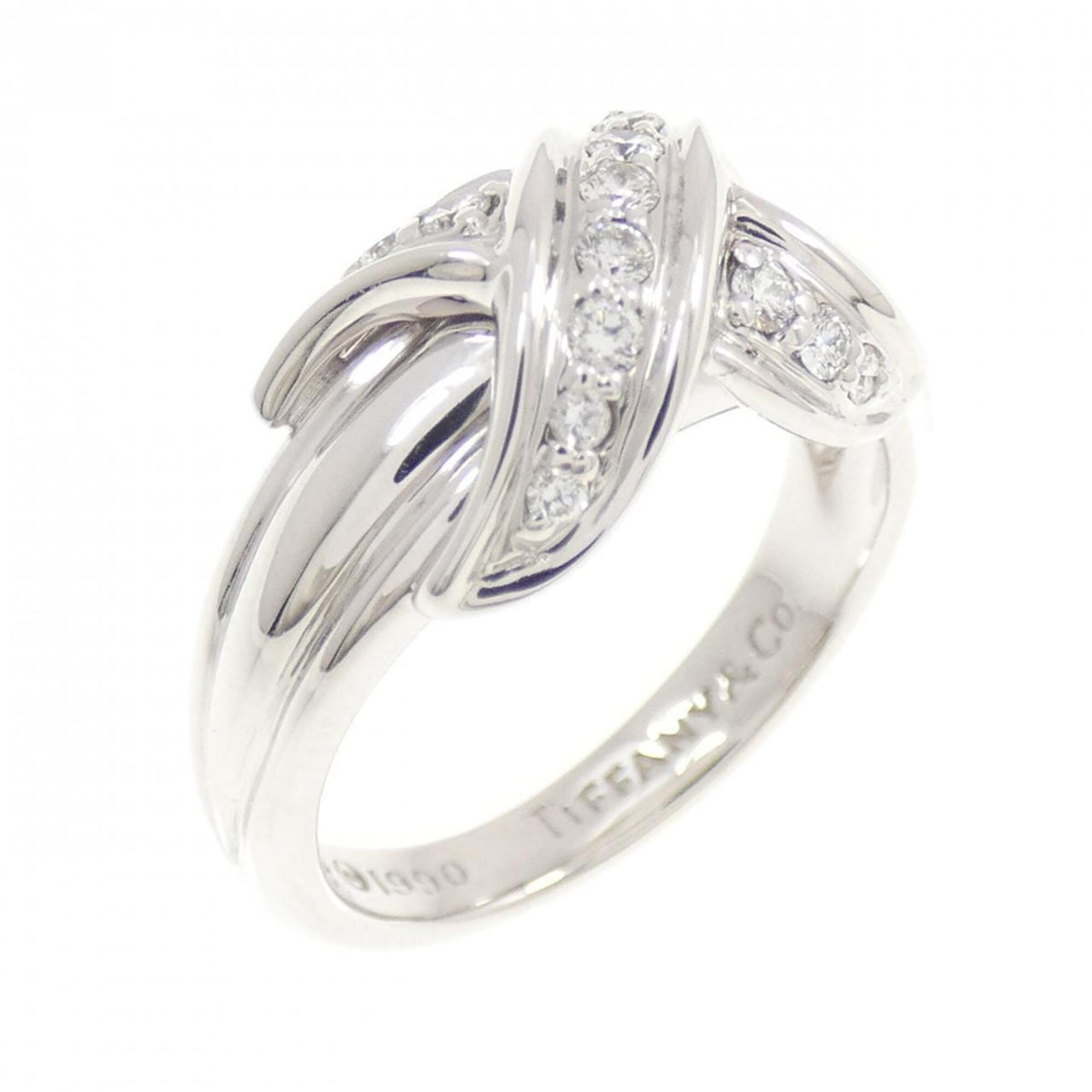 Tiffany White Gold White Gold (18K) Band Ring (Pre-Owned)
