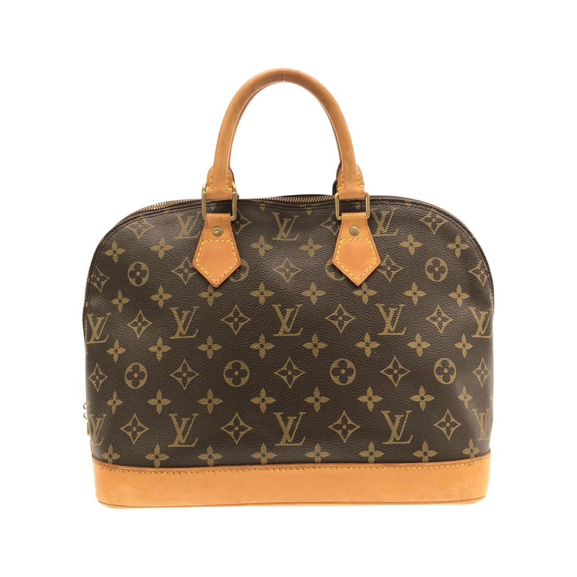 Louis Vuitton Marron Coated Canvas Handbag (Pre-Owned)