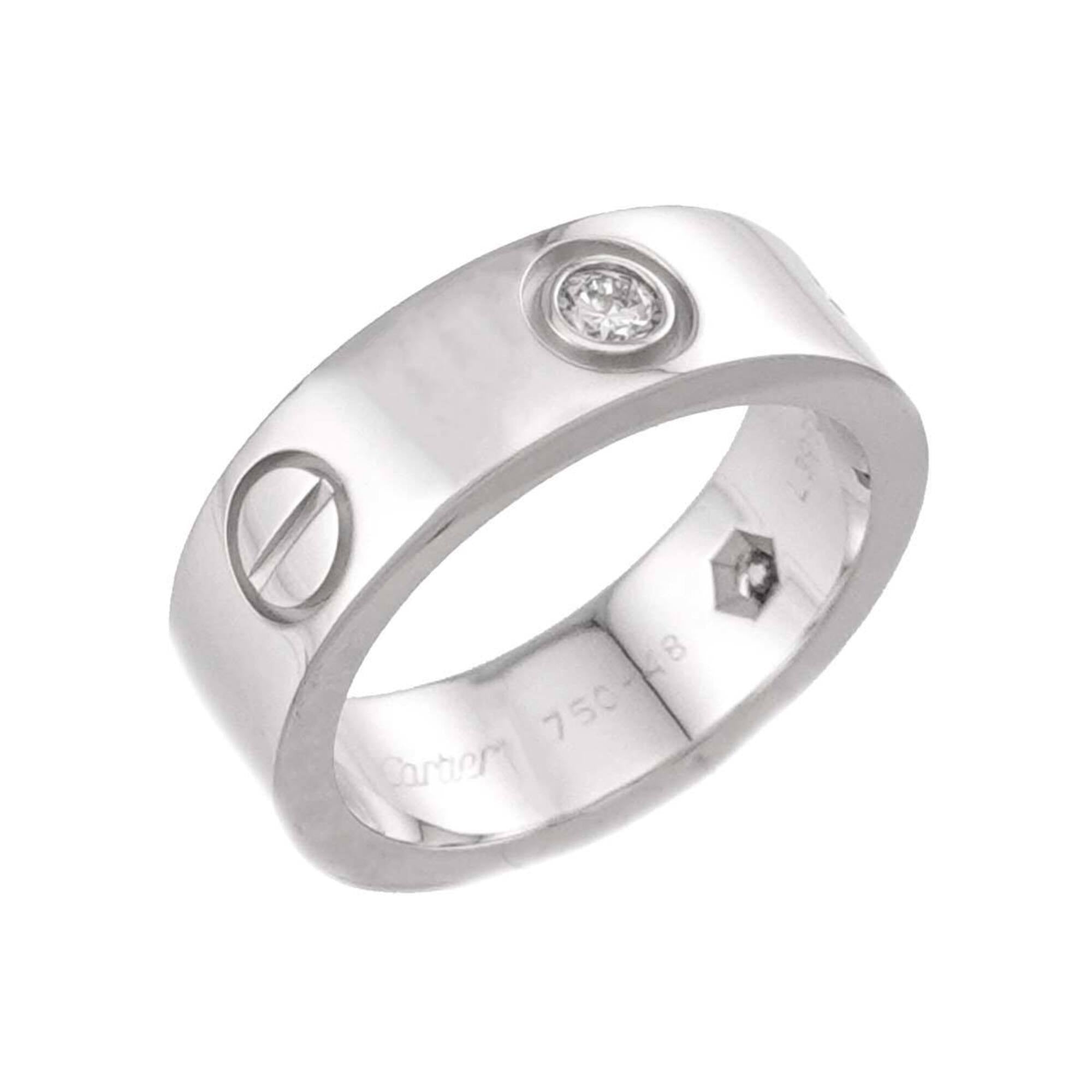 Cartier White Gold (18K) Band Ring (Pre-Owned)