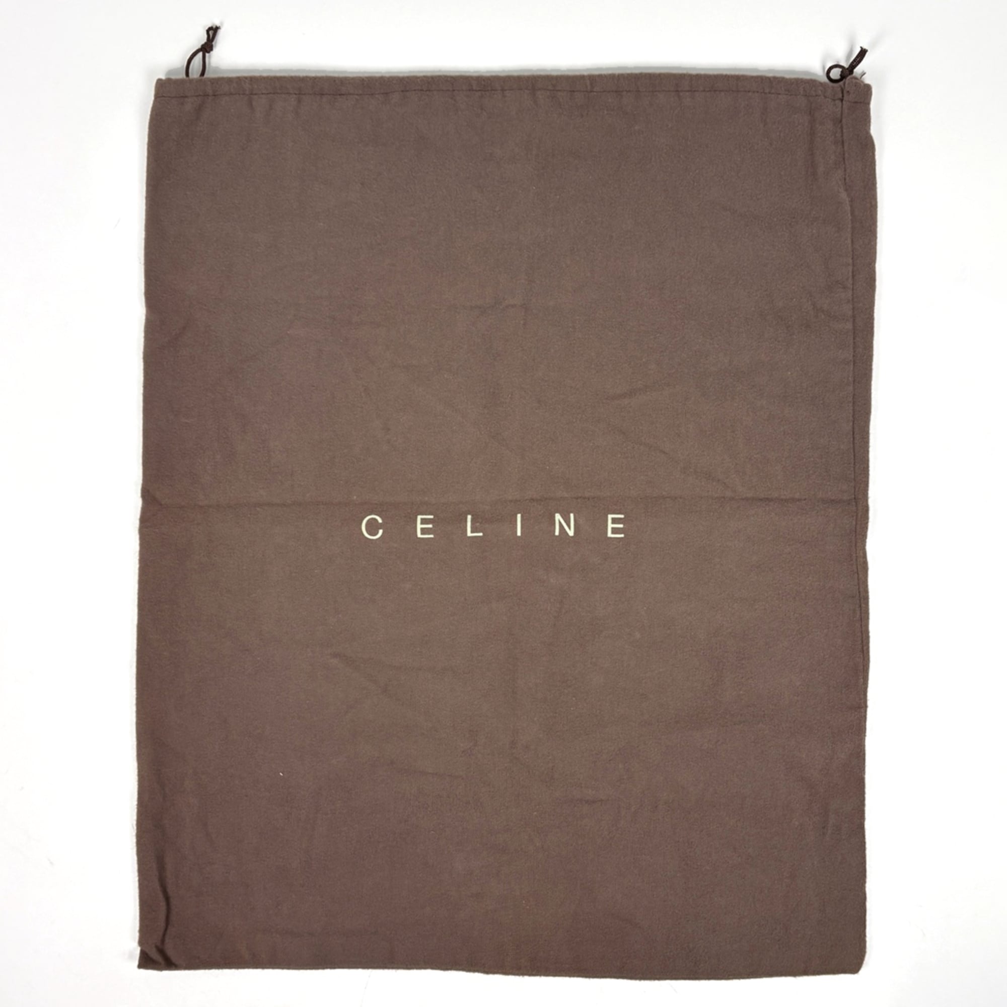Celine Black Brown Coated Canvas Leather Tote Bag (Pre-Owned)